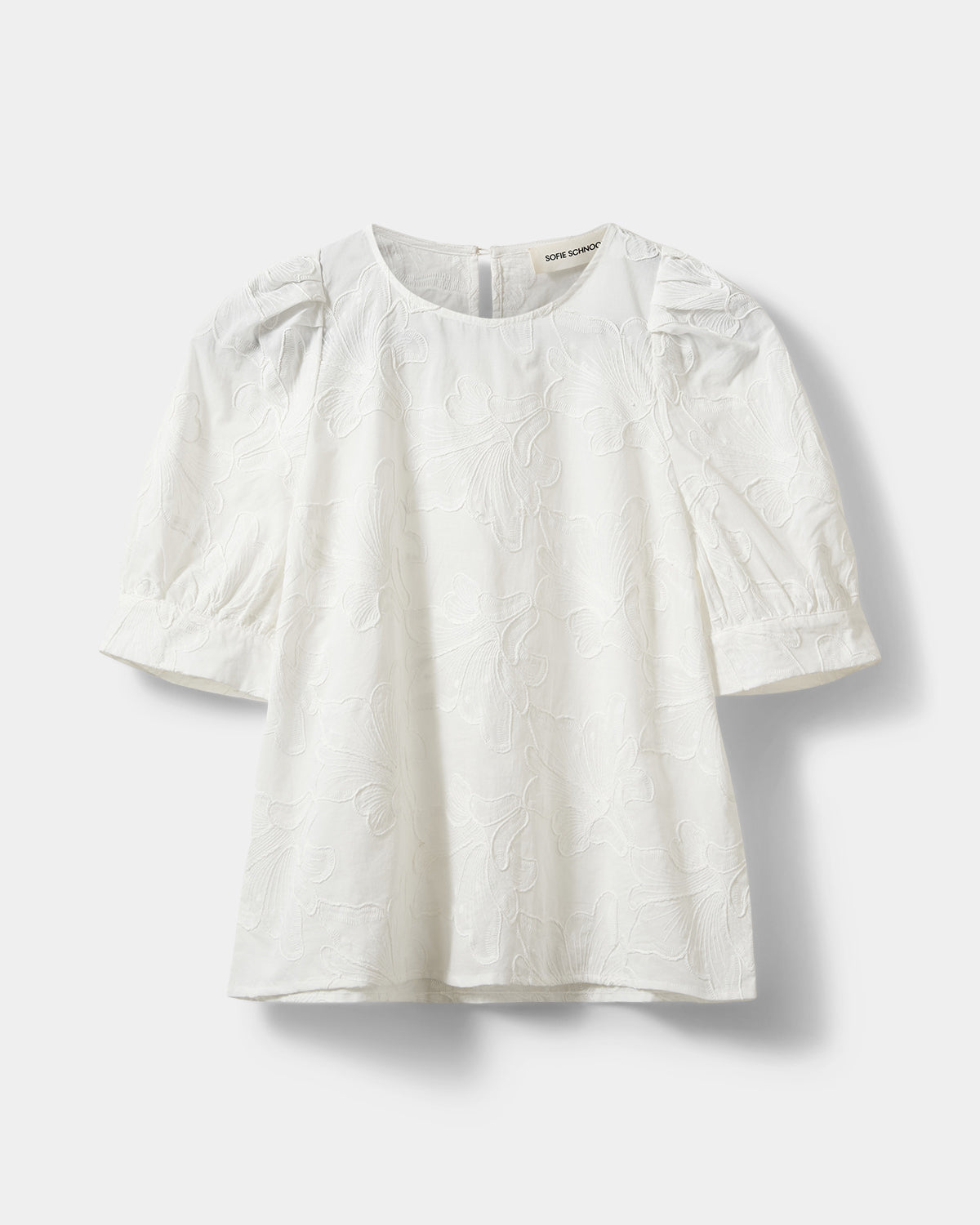 Sofie Schnoor WOMEN AHLIASW BLUSE MED PUFF ÆRME Bluse 0100 White