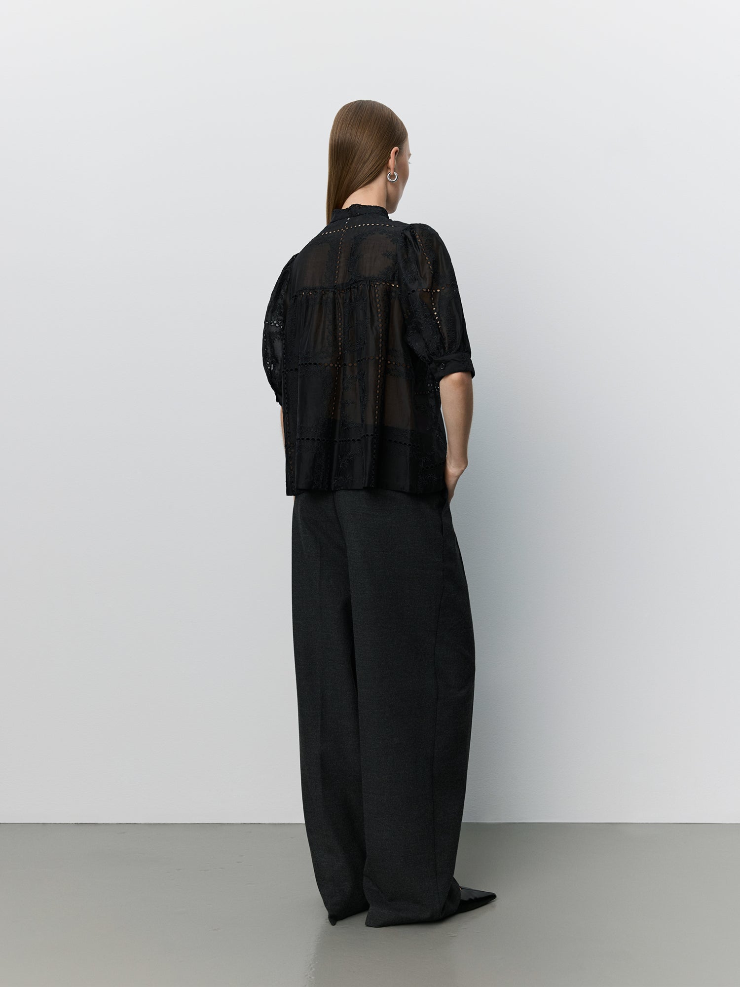 Sofie Schnoor WOMEN ALESSIASW BRODERI SKJORTE Skjorte 1000 Black