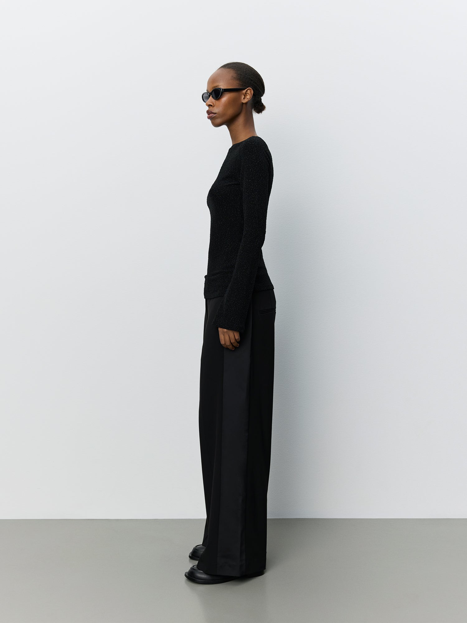 Sofie Schnoor WOMEN ALIKASW TUXEDO BUKSER Buks 1000 Black