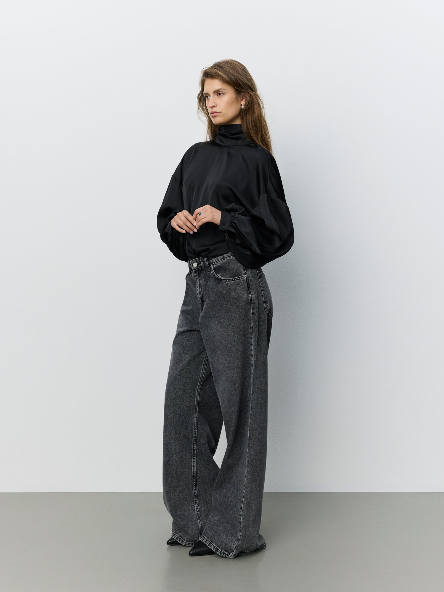 Sofie Schnoor WOMEN AMBERSW SATIN BLUSE Bluse 1000 Black