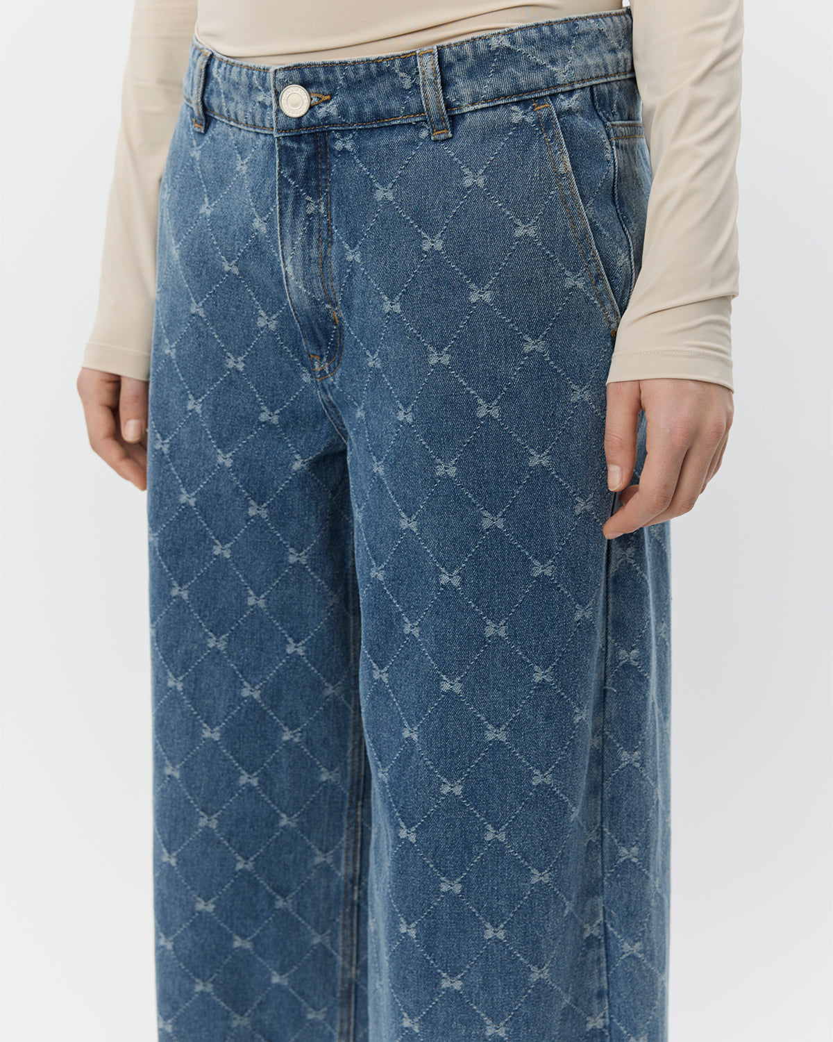 Sofie Schnoor WOMEN AZZISW LOW VIDE JEANS Jeans 5036 Blue