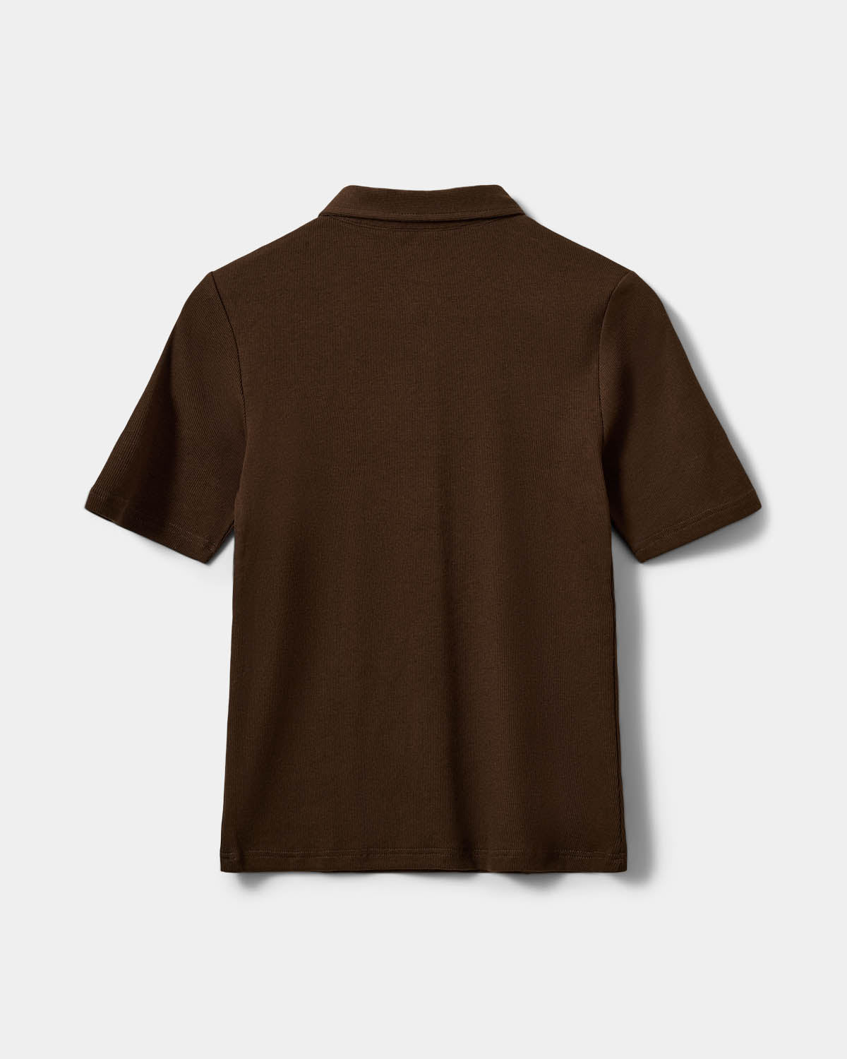 Sofie Schnoor WOMEN BAELASW RIB POLO TEE T-shirt 7025 Dark brown