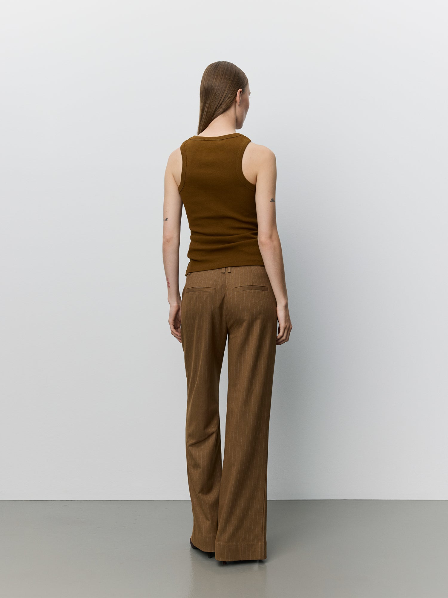 Sofie Schnoor WOMEN BECASW RIB TANK TOP Top 7164 Maple Brown