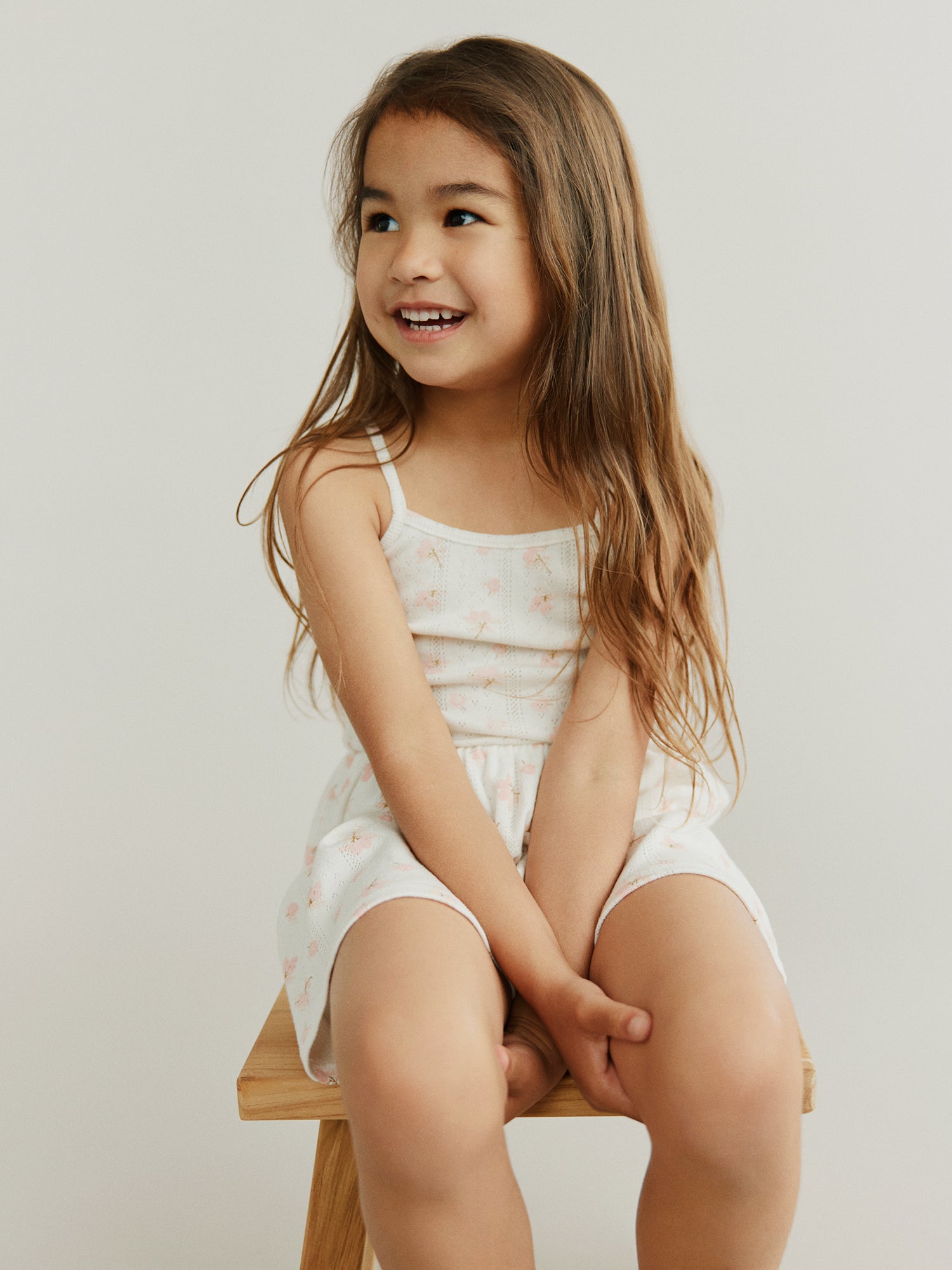 Sofie Schnoor KIDS BobbieKB Kjole Kjole 9139 Off White - Light Pink