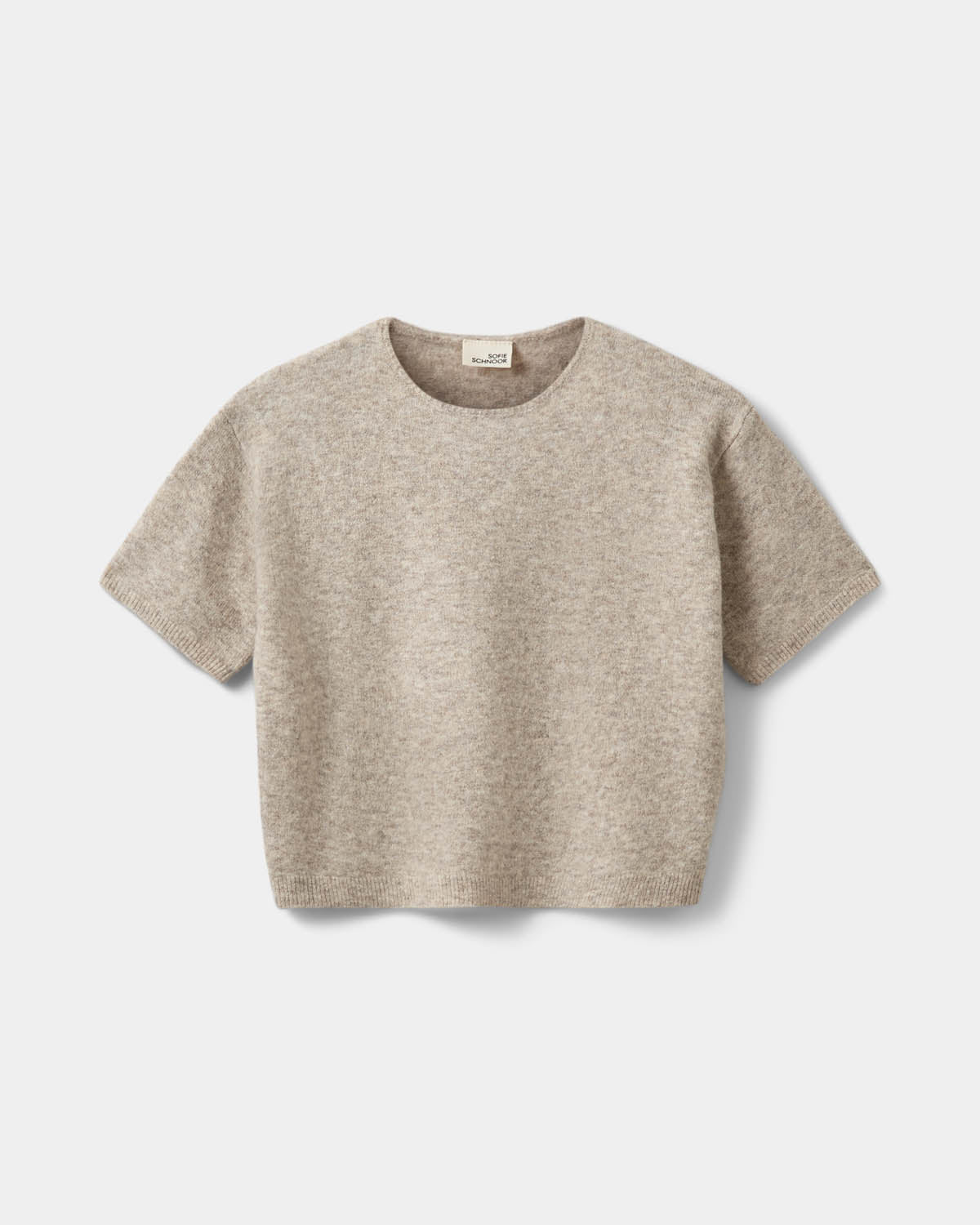 Sofie Schnoor YOUNG CERINSY STRIK Bluse 7131 Beige Melange
