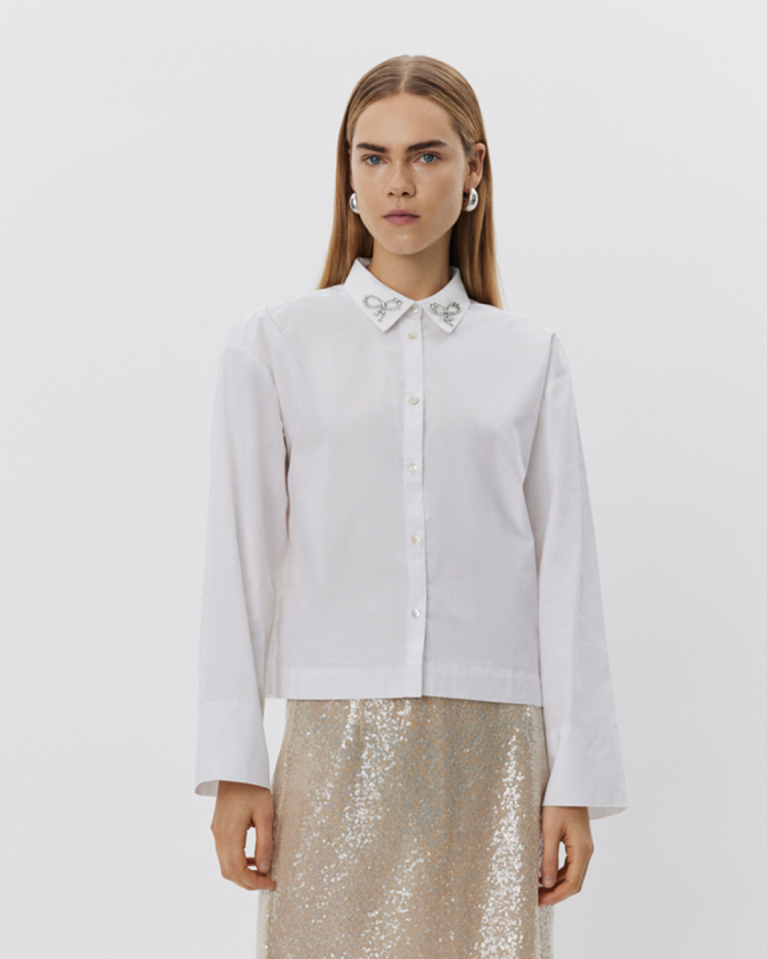 Sofie Schnoor WOMEN ELLIDASW SKJORTE Skjorte 0132 Brilliant White