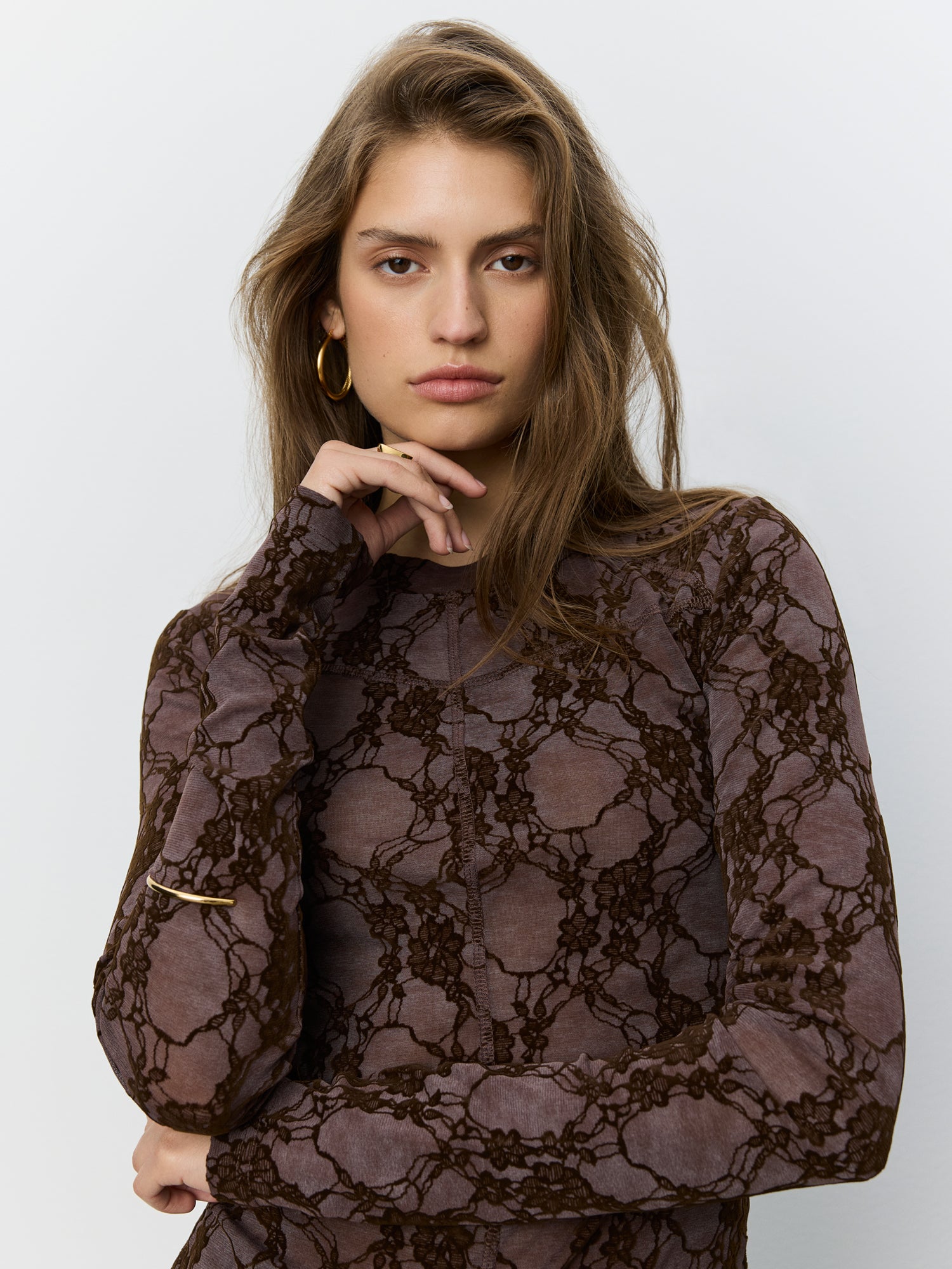 Sofie Schnoor WOMEN FAESW BLONDE TOP Bluse 7168 Dark Plum