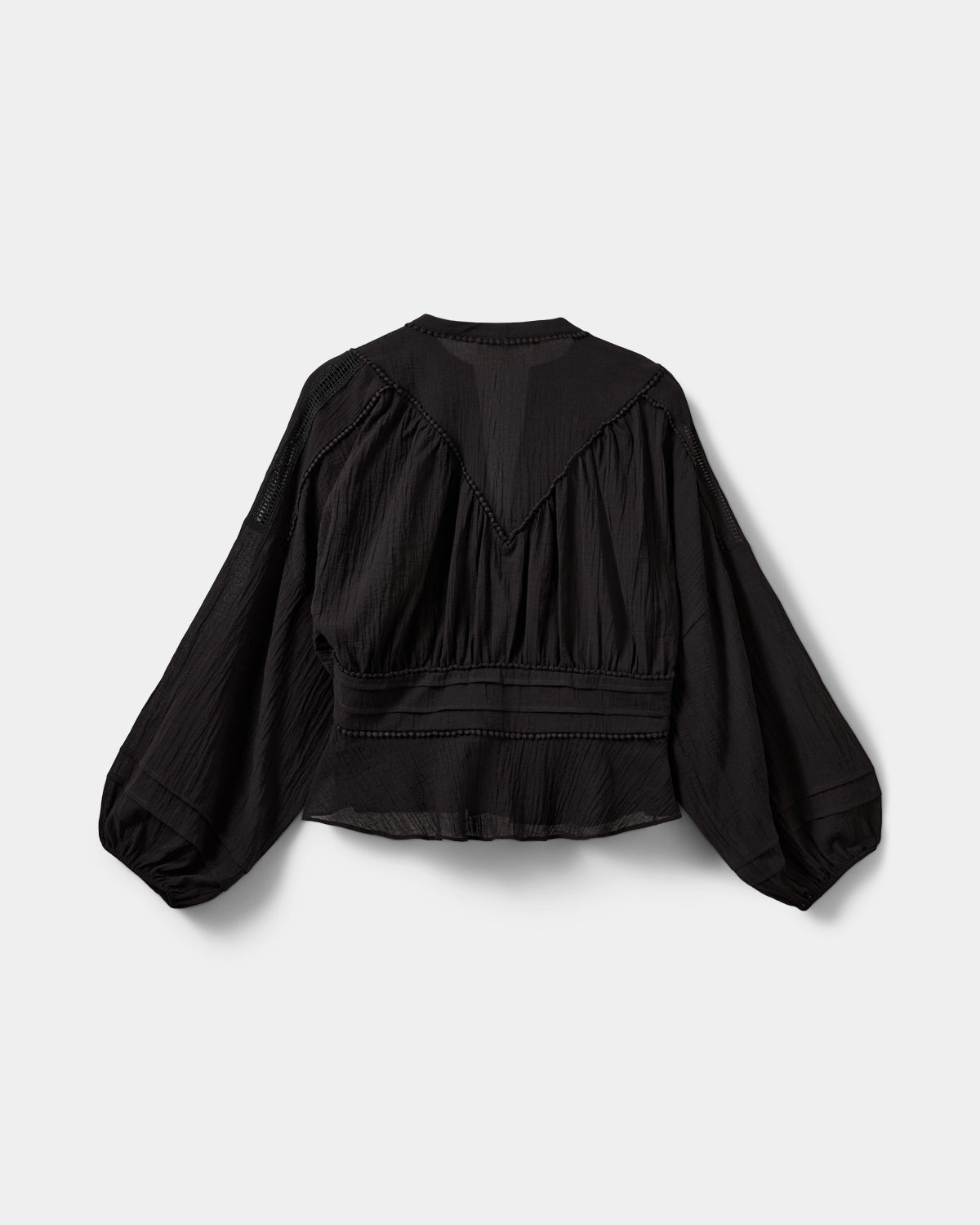 Sofie Schnoor WOMEN LOUSW BLONDE DETALJE BLUSE Bluse 1000 Black