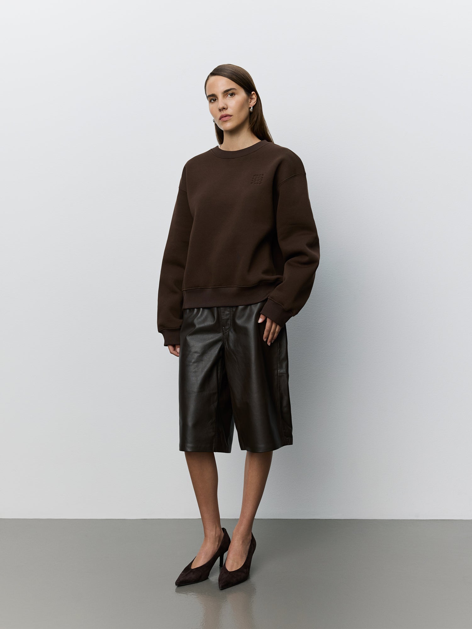 Sofie Schnoor WOMEN LUSIASW SWEATSHIRT Sweatshirt 7129 Brown Fudge
