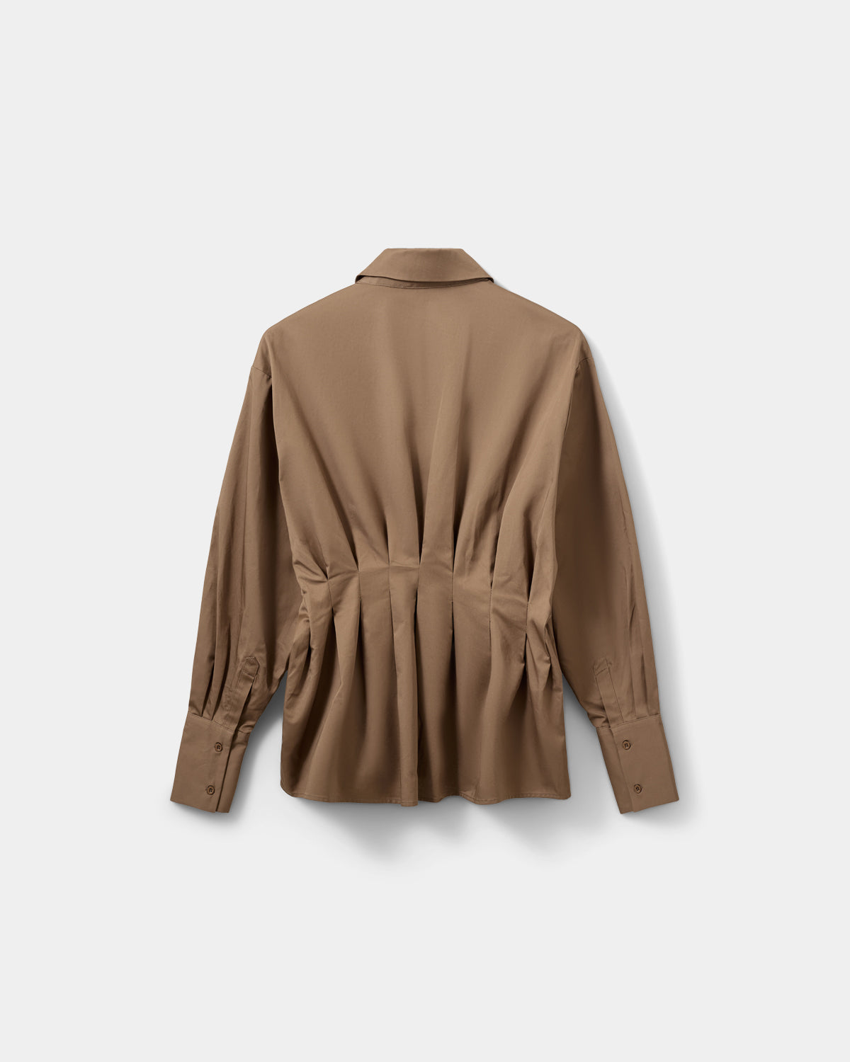 Sofie Schnoor WOMEN MIKRASW FITTED SKJORTE MED LÆG Skjorte 9099 Middle Brown