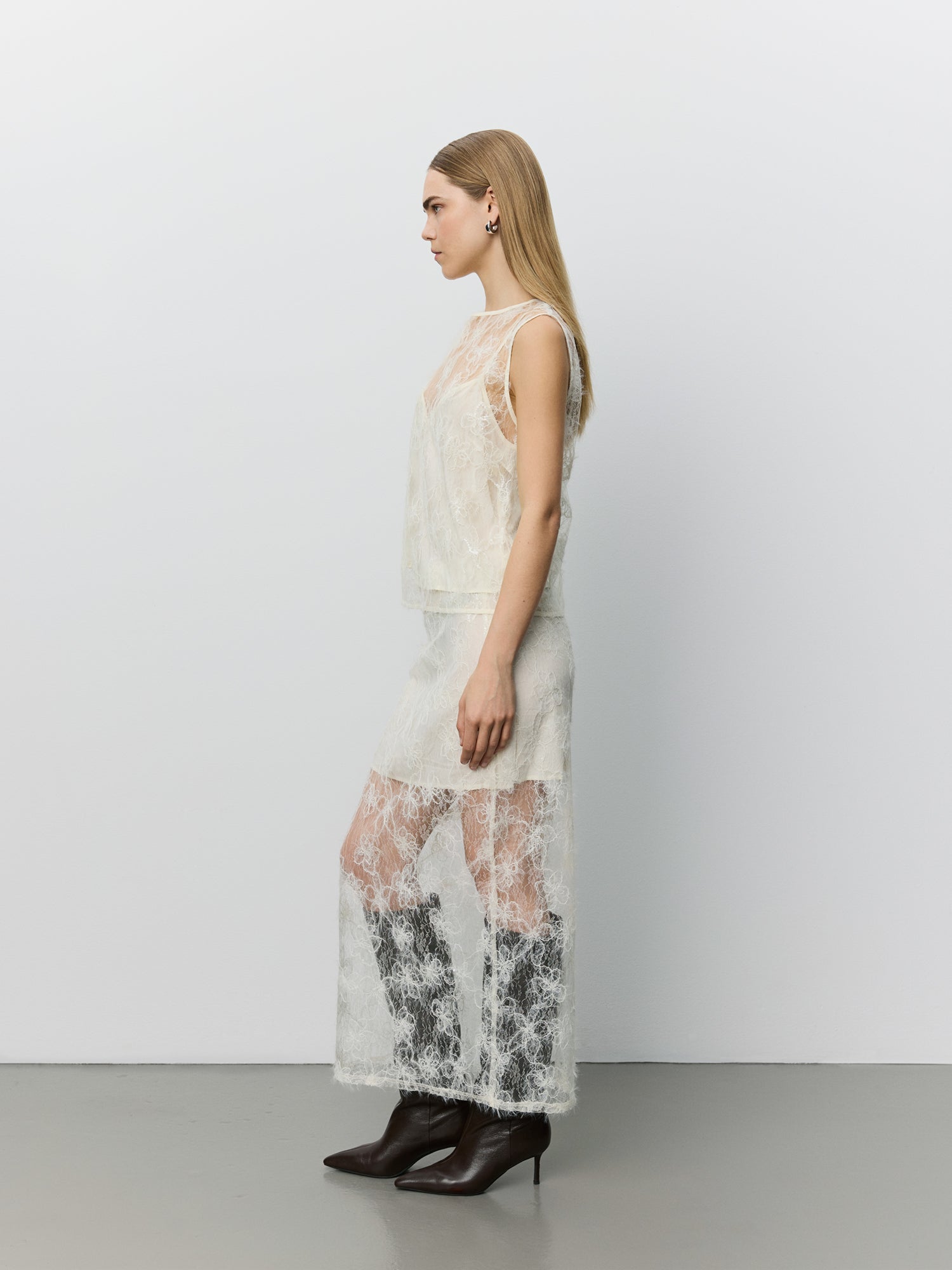 Sofie Schnoor WOMEN OTALIASW MAXI NEDERDEL Nederdel 0158 Creme Yellow