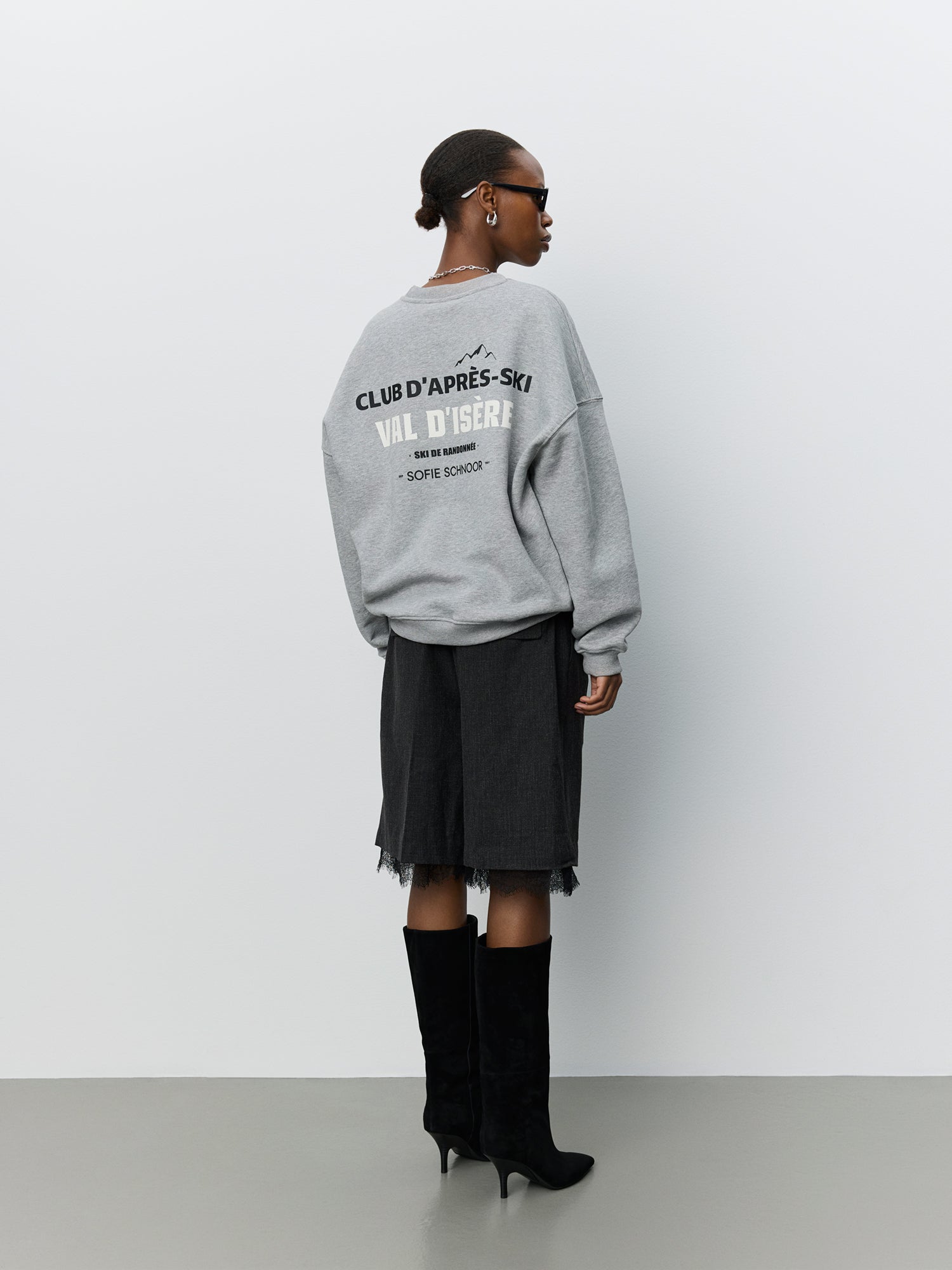 Sofie Schnoor WOMEN PAROSSW OVERSIZE SWEATSHIRT Sweatshirt 8000 Grey Melange