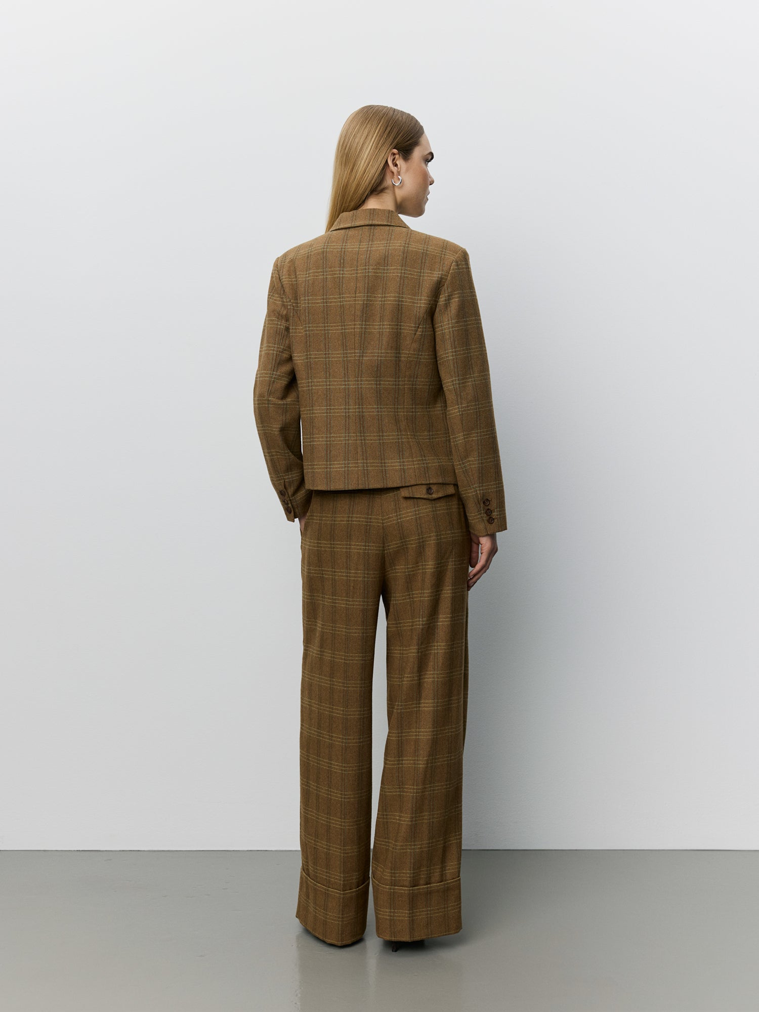 Sofie Schnoor WOMEN POPPYSW CHECK BLAZER Blazer 9143 Maple Brown Check