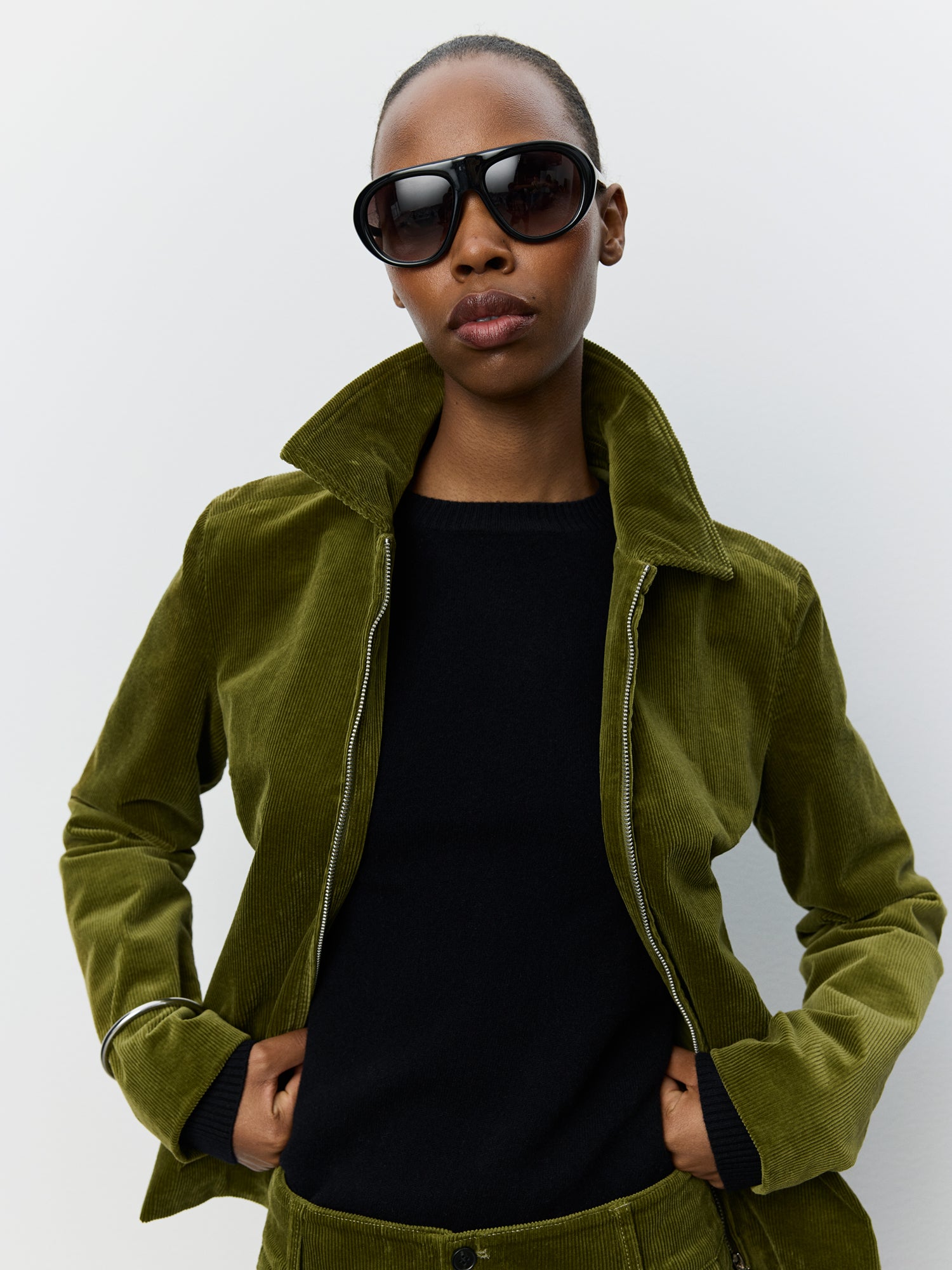 Sofie Schnoor WOMEN PRIELLASW FLØJLSJAKKE Jakke 3030 Olive green