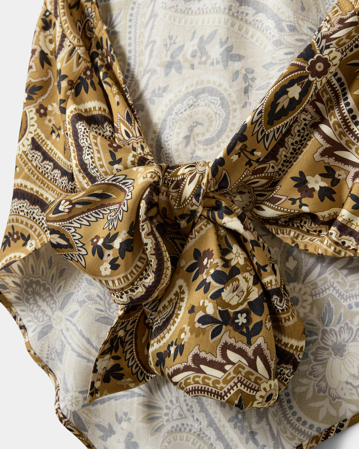 Sofie Schnoor WOMEN RAESW PAISLEY PRINTET HALTERNECK TOP Top 7163 Bronze Mix Paisley