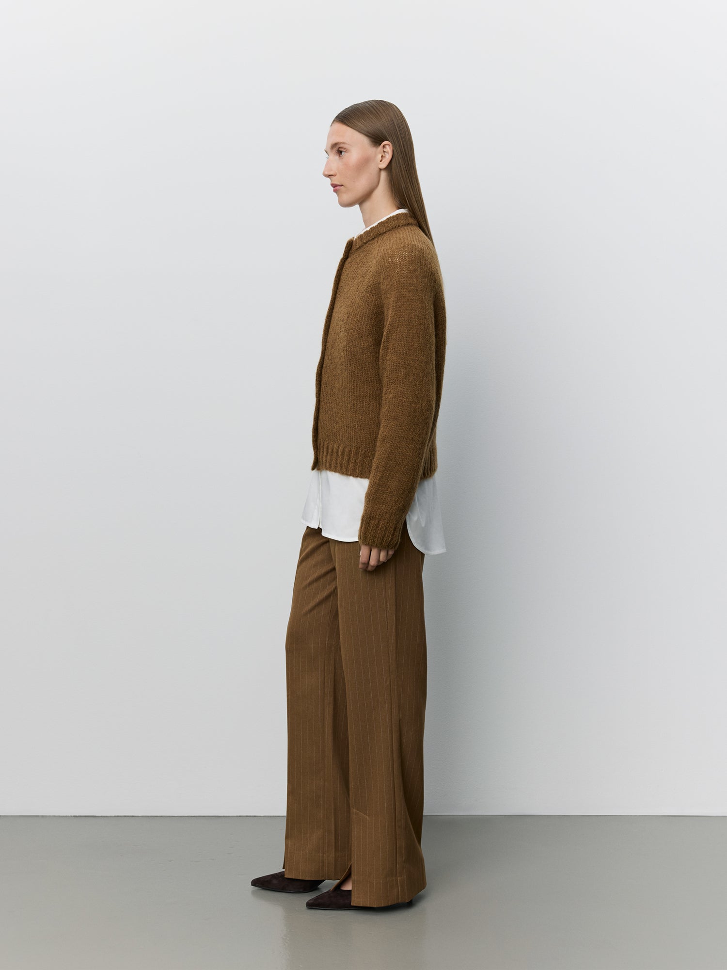 Sofie Schnoor WOMEN SELMASW STRIK CARDIGAN Cardigan 7164 Maple Brown
