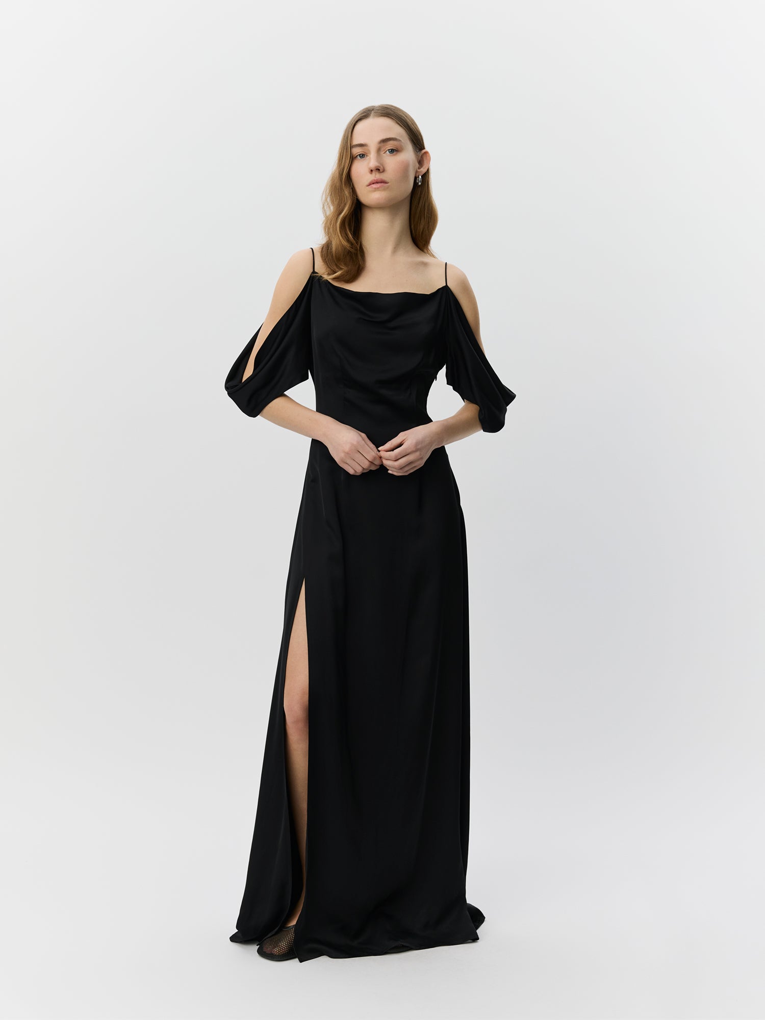 Sofie Schnoor WOMEN SIMJASW MAXI SLIPKJOLE Kjole 1000 Black
