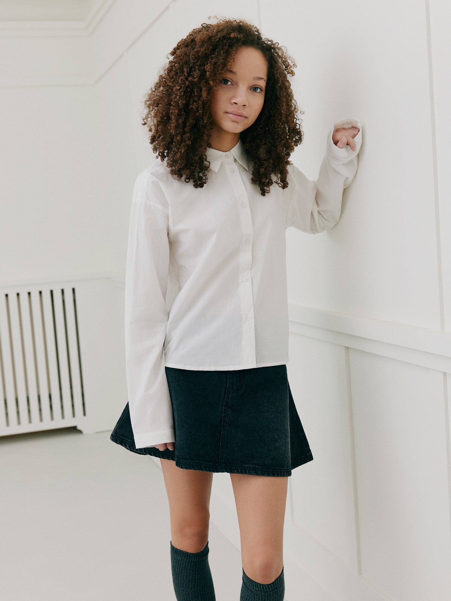 Sofie Schnoor YOUNG SYLVIASY SKJORTE Skjorte 0101 Off white