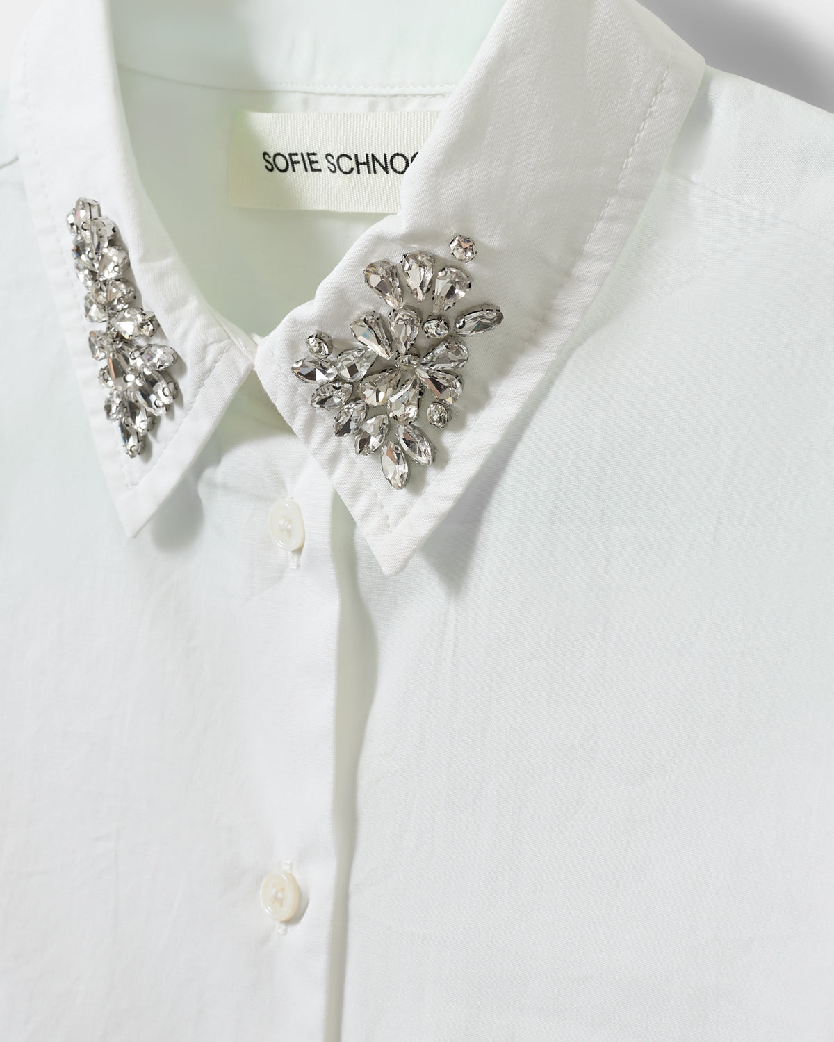 Sofie Schnoor YOUNG SYLVIASY SKJORTE Skjorte 0101 Off white