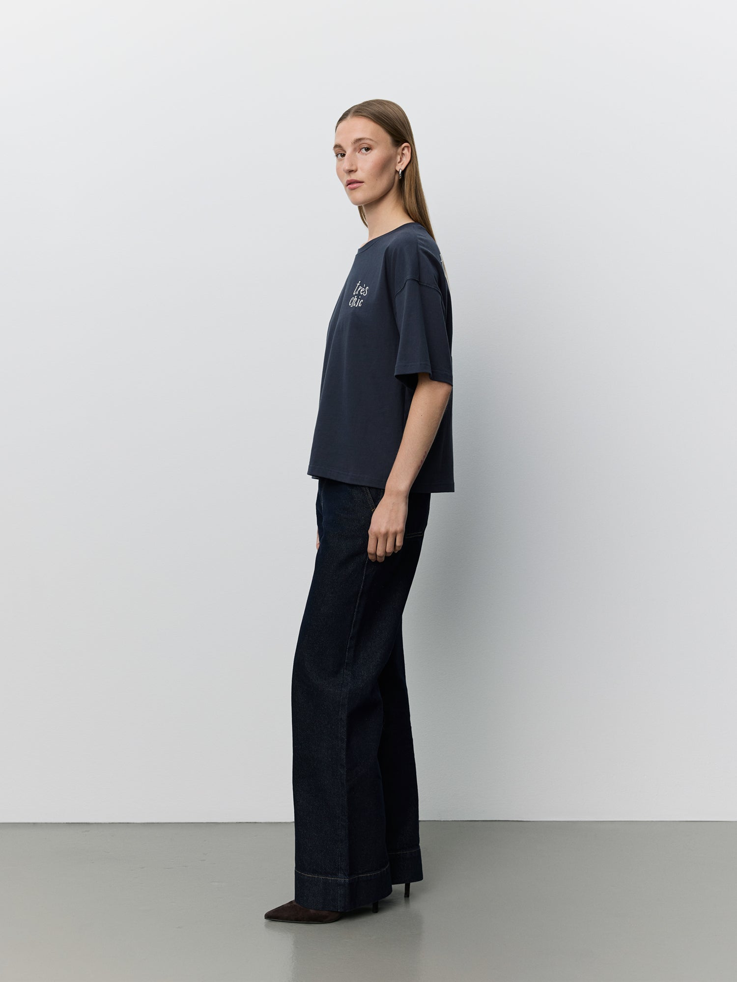 Sofie Schnoor WOMEN VERASW BOXY T-SHIRT T-shirt 5095 Navy Blue
