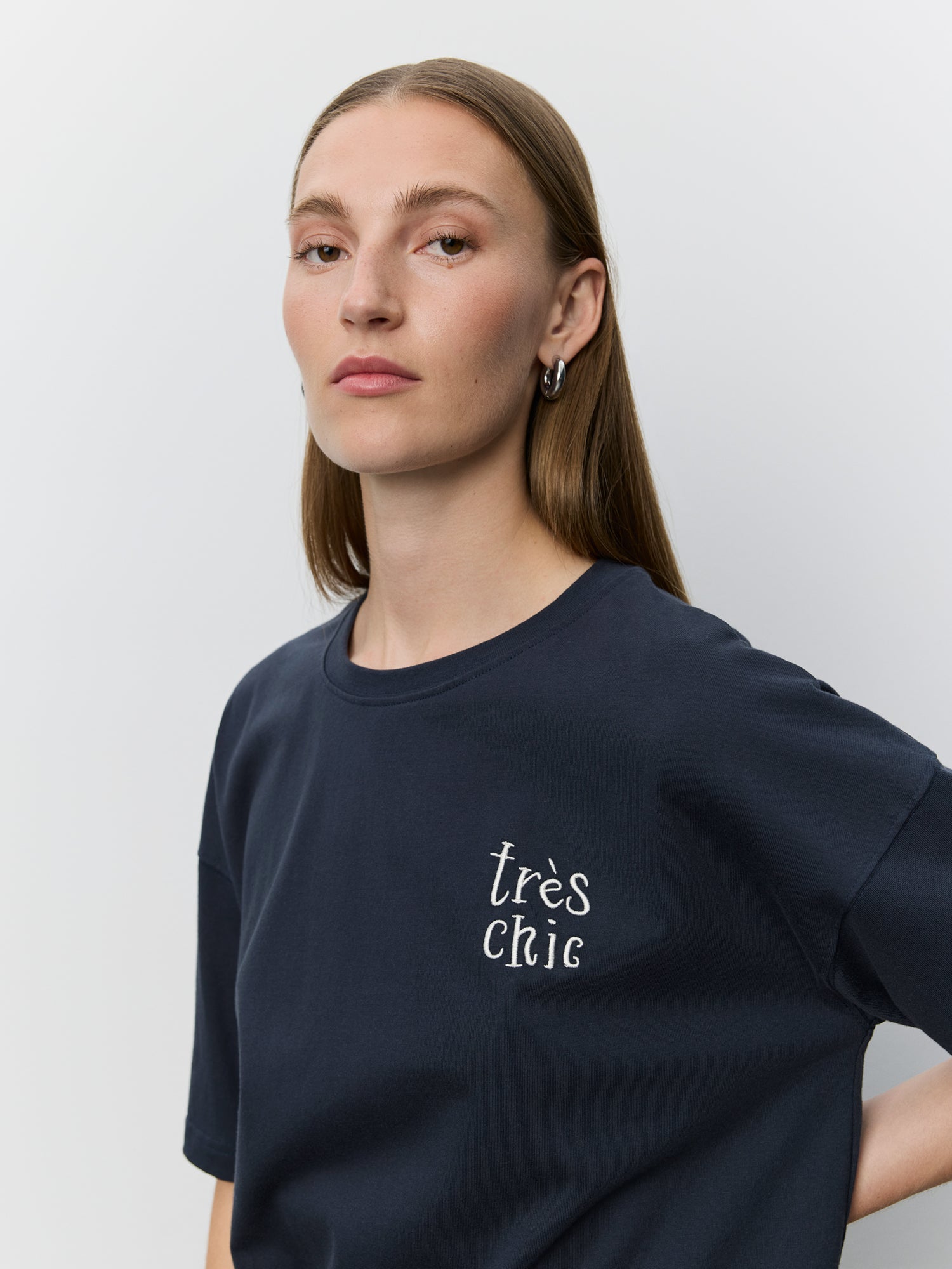 Sofie Schnoor WOMEN VERASW BOXY T-SHIRT T-shirt 5095 Navy Blue