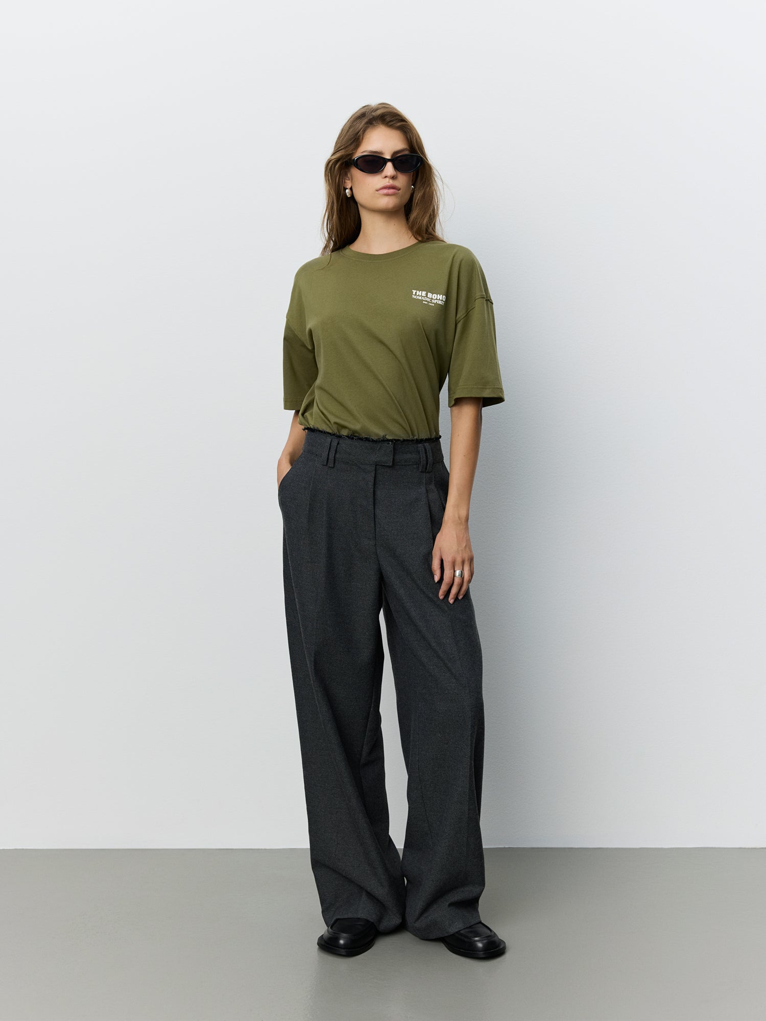 Sofie Schnoor WOMEN VERASW BOXY T-SHIRT T-shirt 3030 Olive green