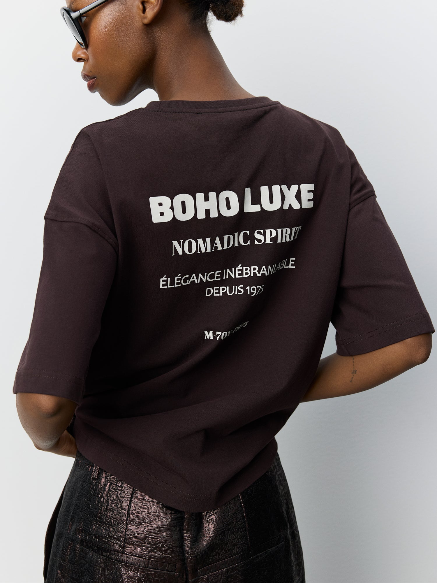 Sofie Schnoor WOMEN VERASW BOXY T-SHIRT T-shirt 7168 Dark Plum