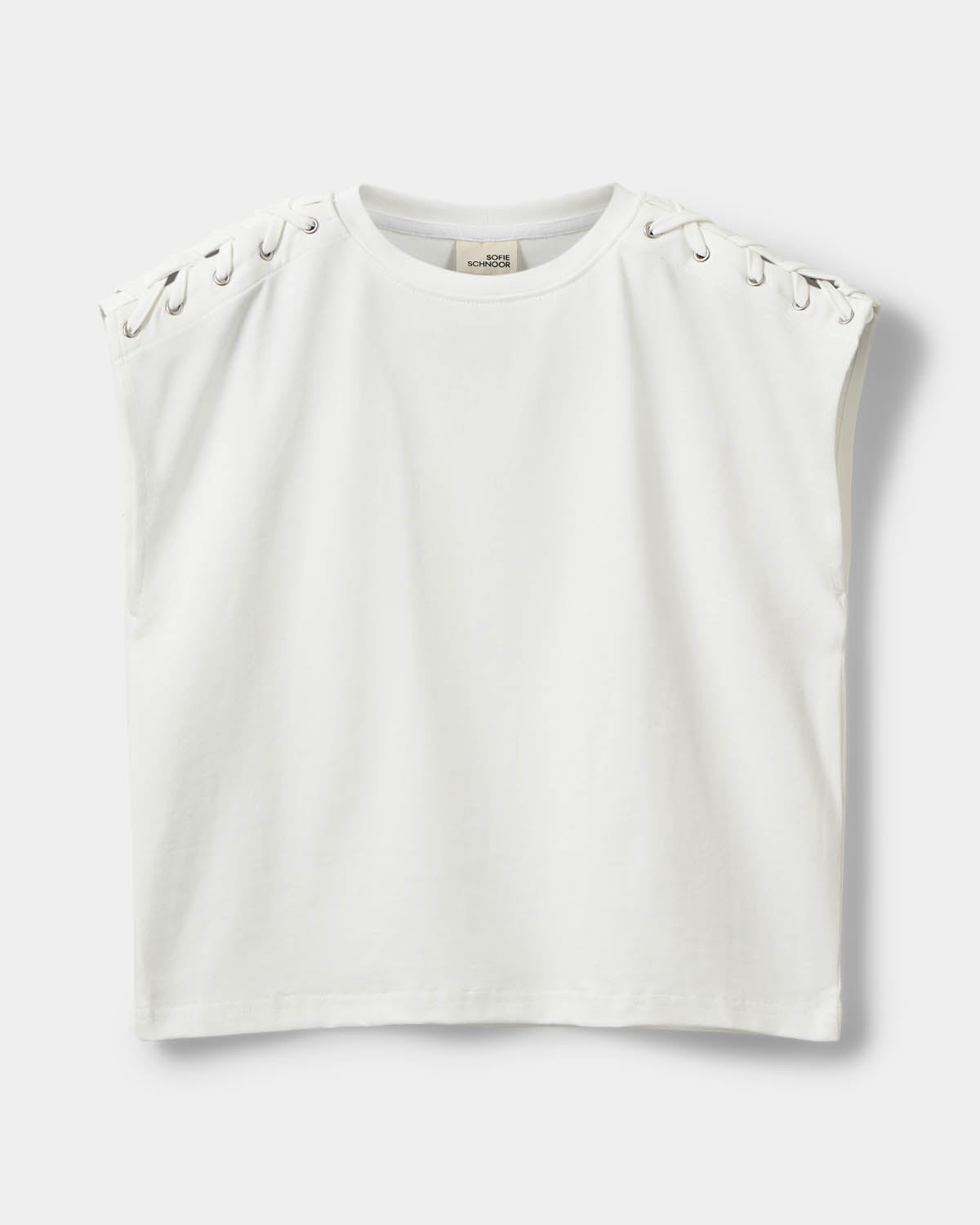 Sofie Schnoor YOUNG ALEIDSY TOP T-shirt 0101 Off white