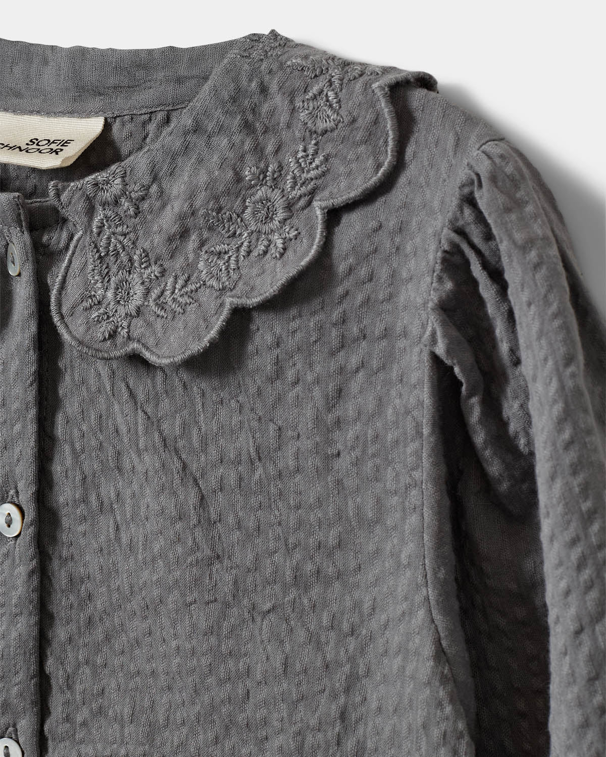Sofie Schnoor KIDS ALMINAKB SKJORTE Bluse 8008 Dark grey