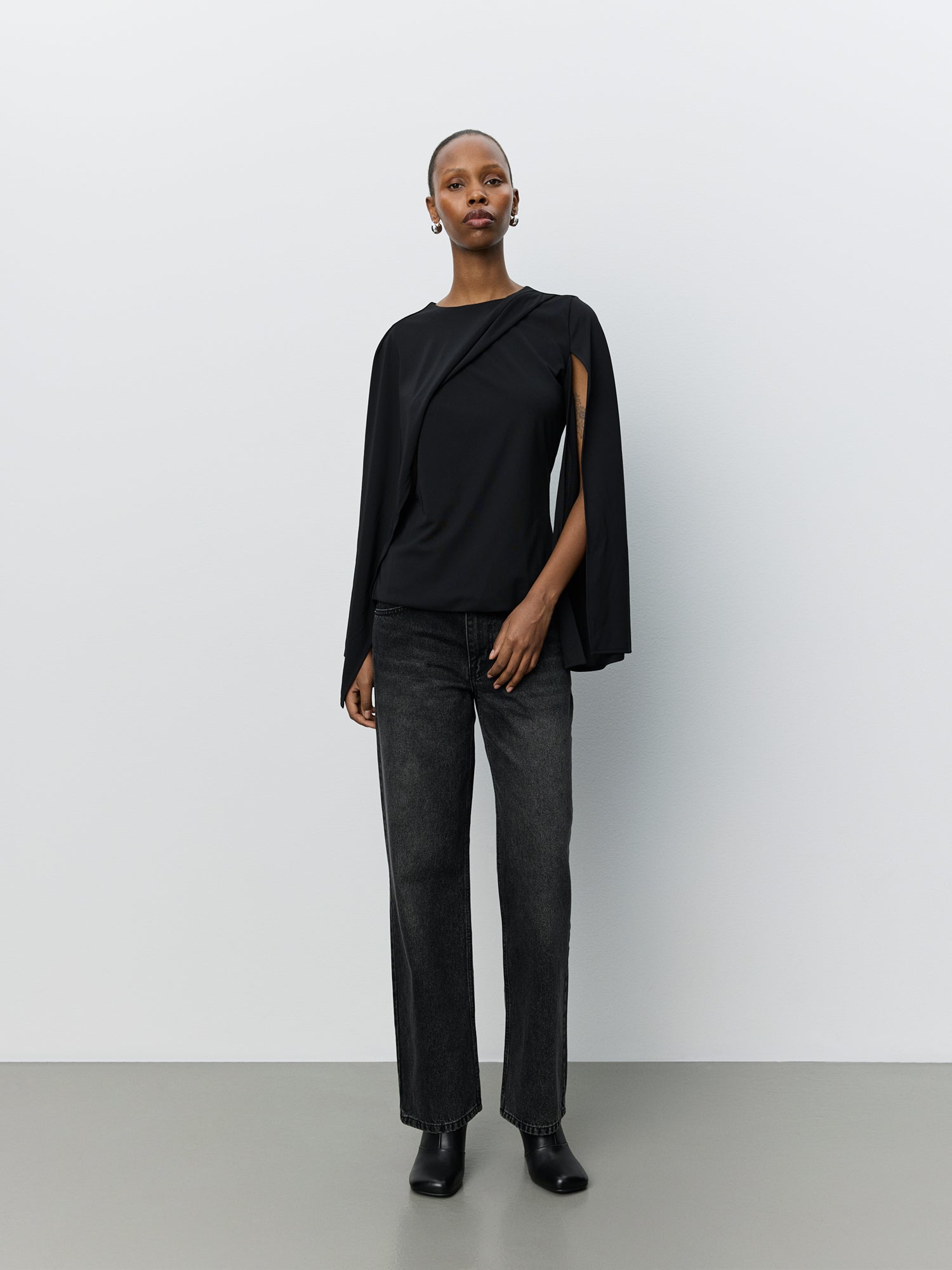 Sofie Schnoor WOMEN CARANASW KAPPE-BLUSE Bluse 1000 Black