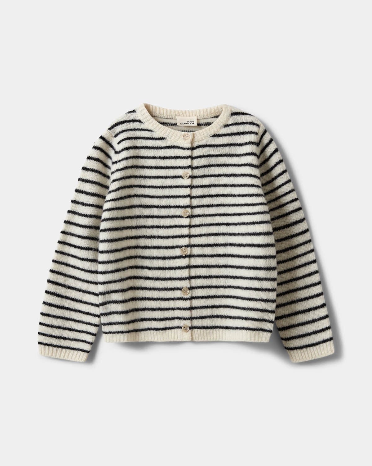 Sofie Schnoor KIDS CISSEKB CARDIGAN Cardigan 0140 Off White Striped