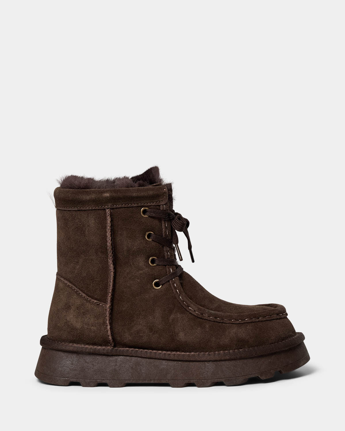Sofie Schnoor WOMEN DRISESW BAMSESTØVLE Bamsestøvle 7017 Dark brown