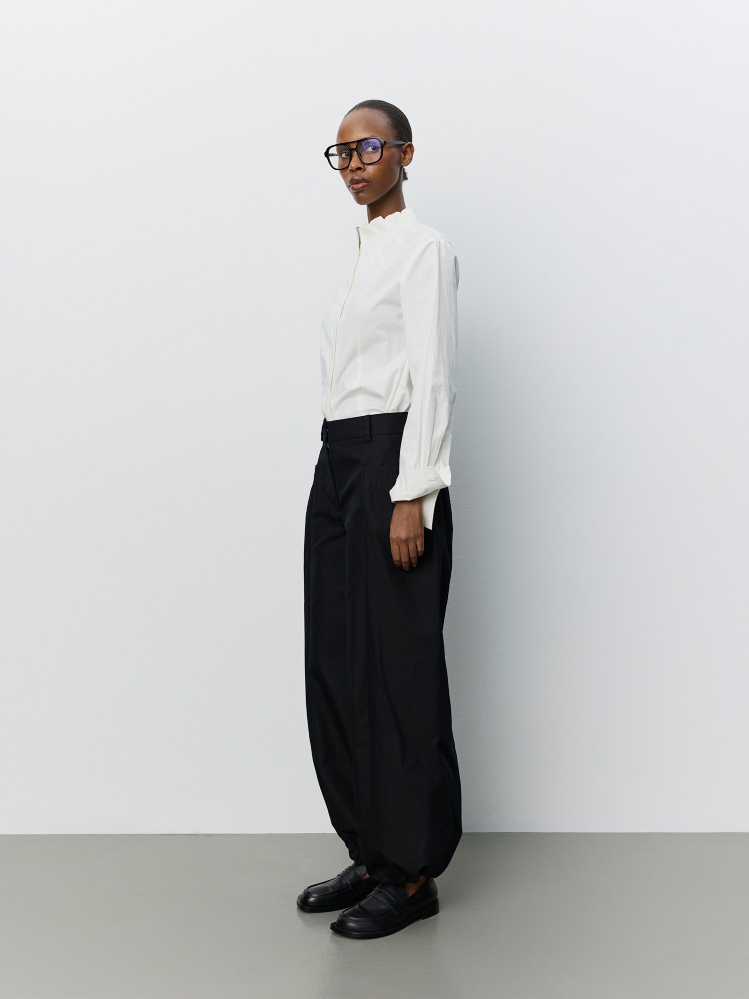 Sofie Schnoor WOMEN EDENSW SKJORTE M. PLISSERET KRAVE Skjorte 0101 Off white