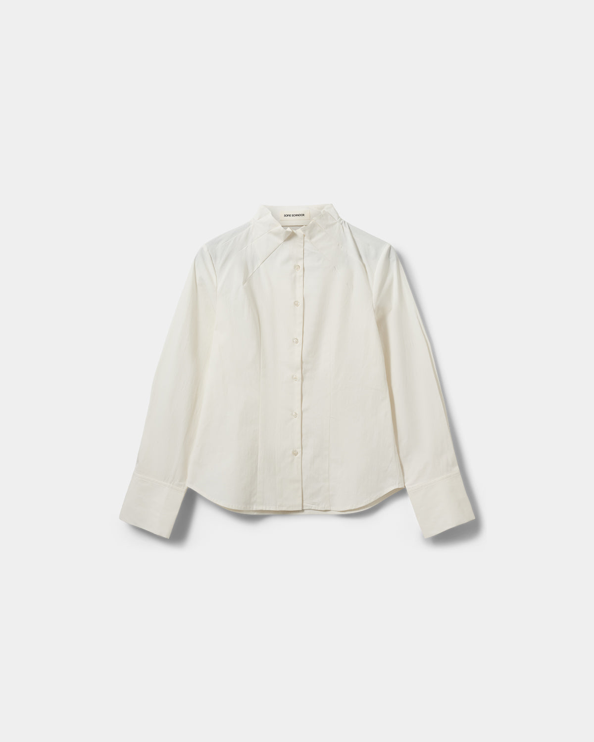 Sofie Schnoor WOMEN EDENSW SKJORTE M. PLISSERET KRAVE Skjorte 0101 Off white