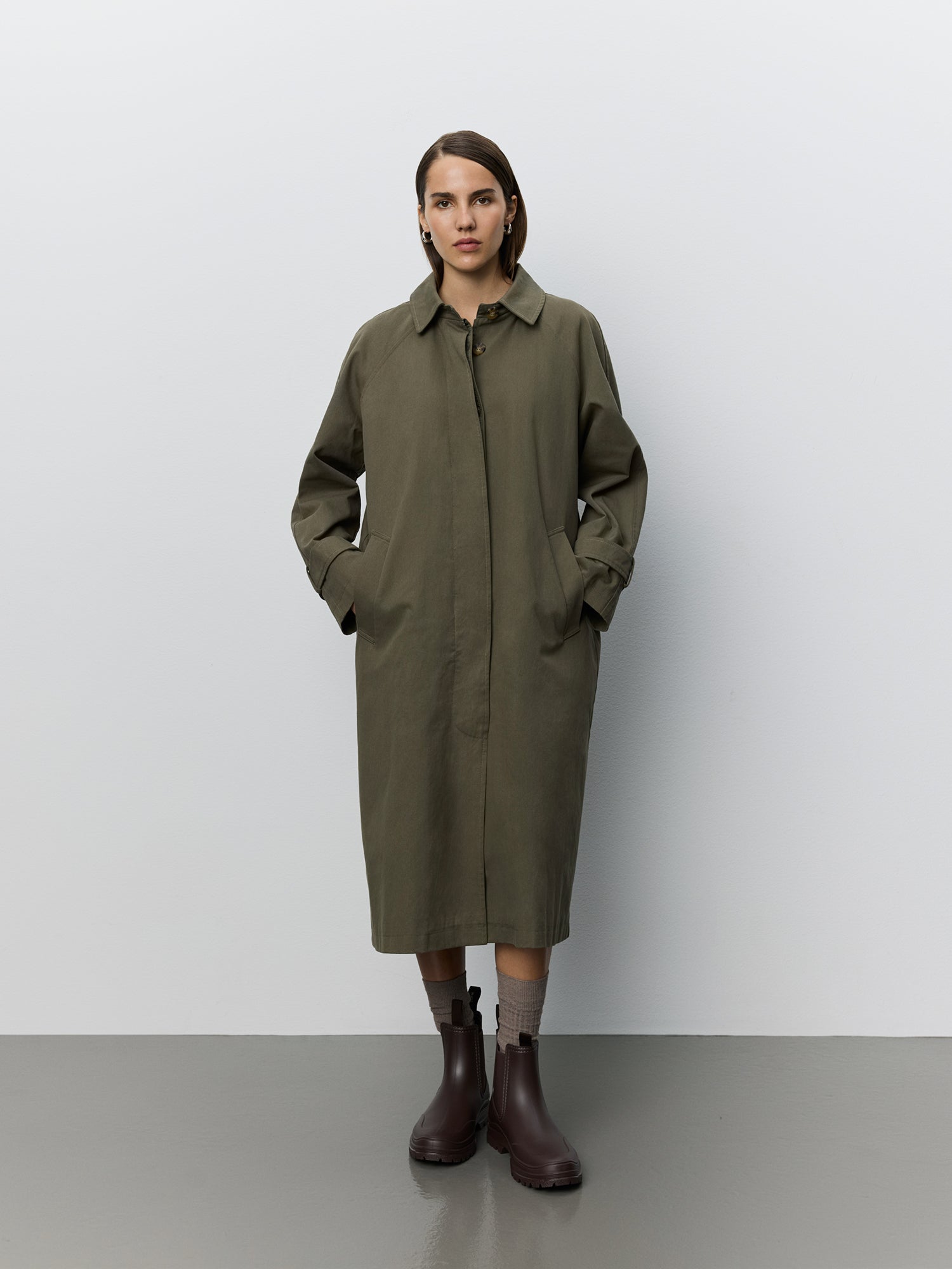 Sofie Schnoor WOMEN ENISESW FRAKKE Frakke 3039 Army green