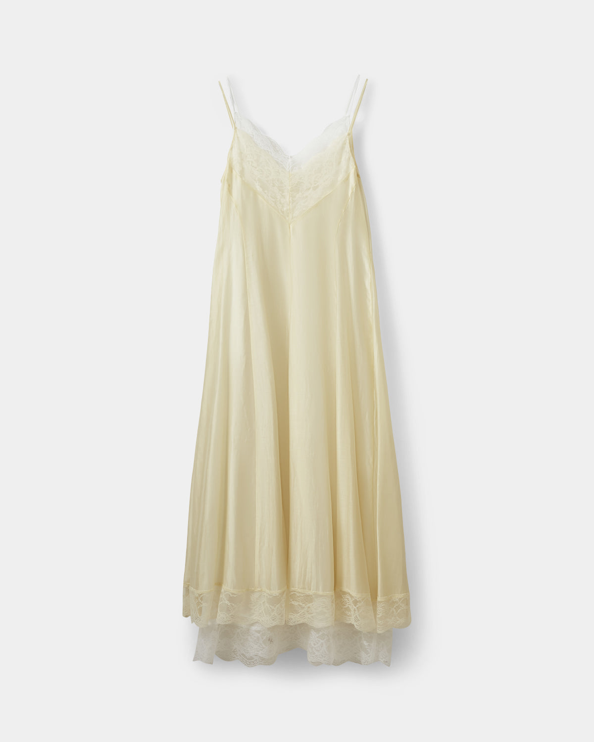 Sofie Schnoor WOMEN ESMASW KJOLE MED BLONDE DETALJER Kjole 0158 Creme Yellow