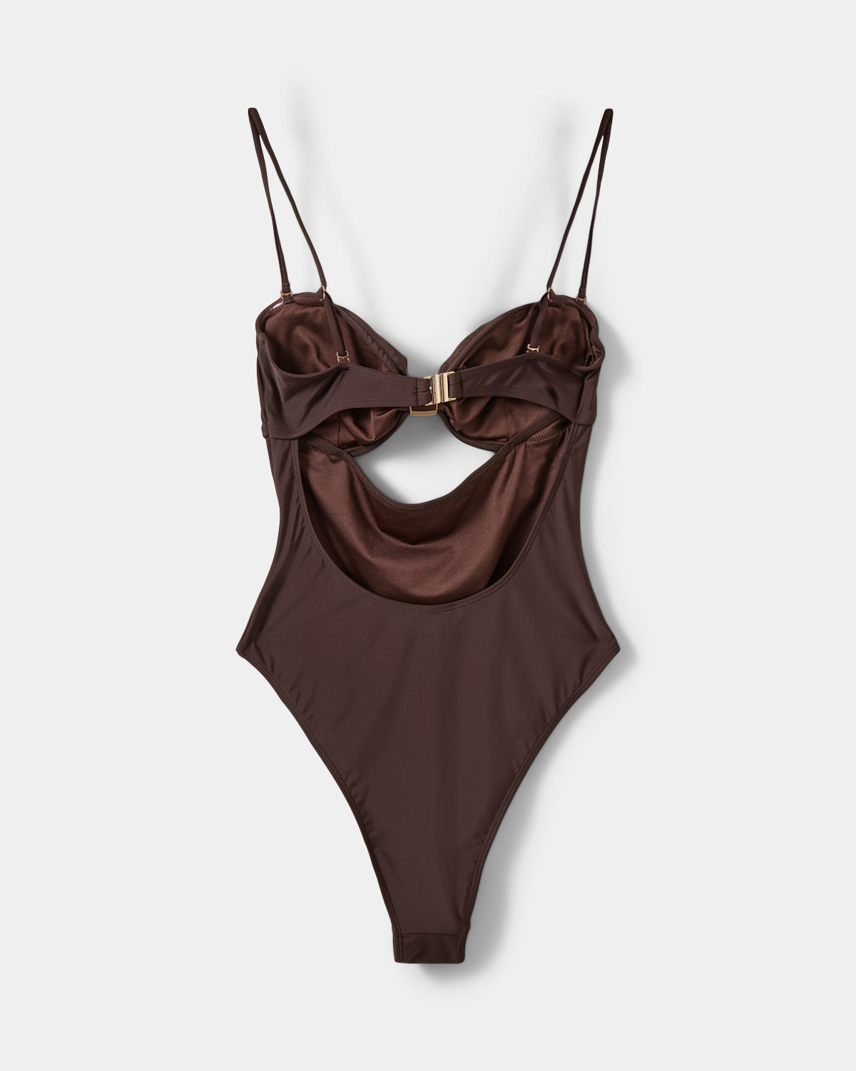 Sofie Schnoor WOMEN GALIASW BADEDRAGT MED GULD SPÆNDE Badedragt 7162 Intense Brown