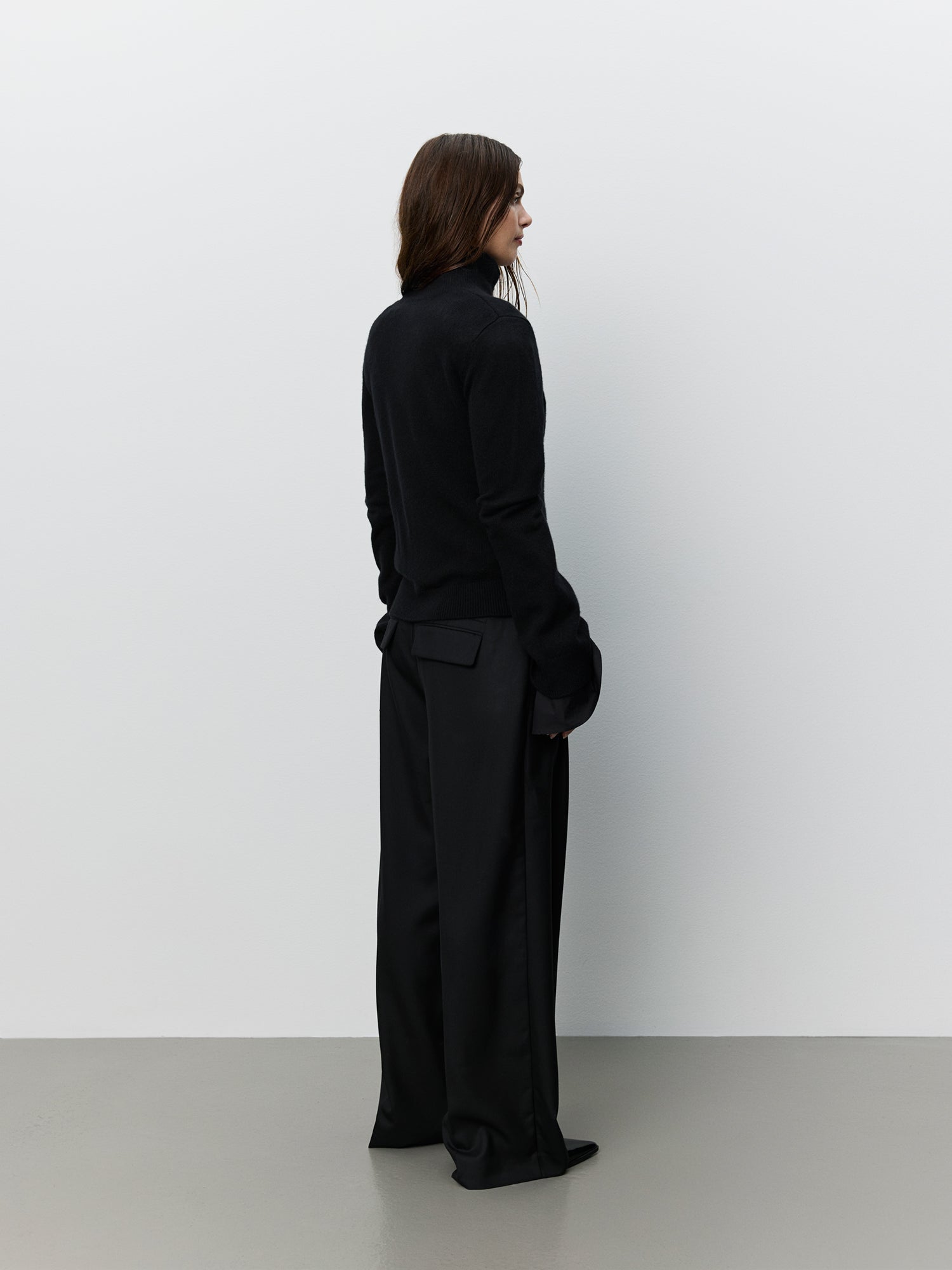 Sofie Schnoor WOMEN ICON 012 - FAROASW WIDE LEG SUITING TROUSERS Buks 1000 Black