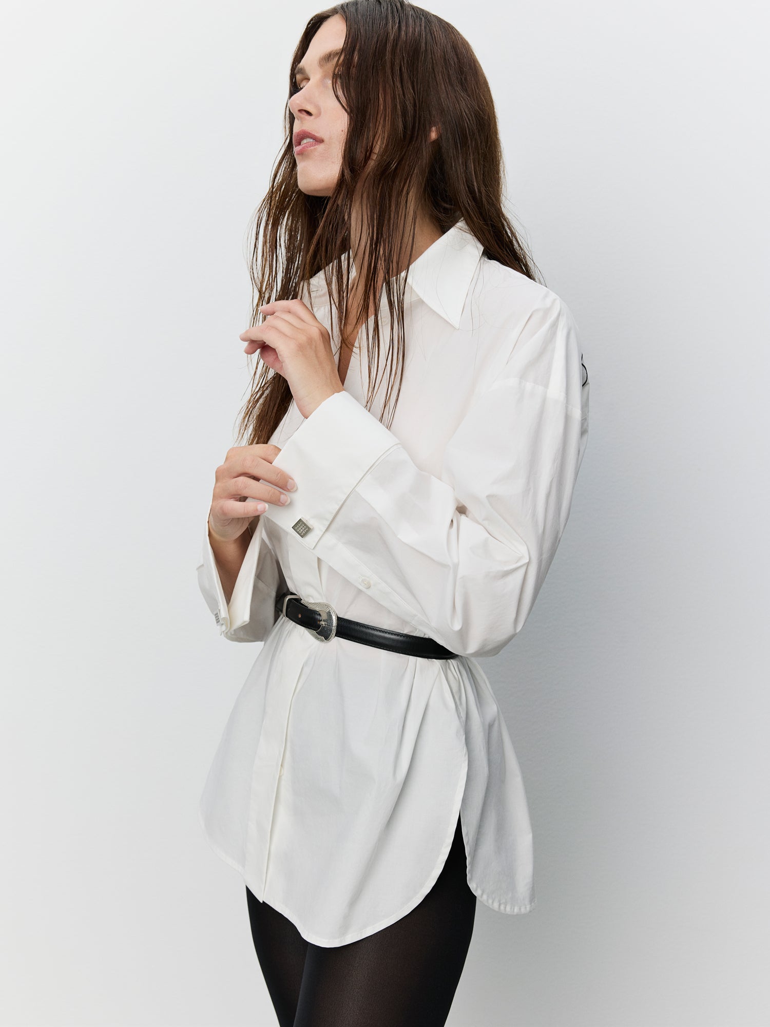 Sofie Schnoor WOMEN ICON 018 - GAVINASW OVERSIZE SKJORTE Skjorte 0101 Off white