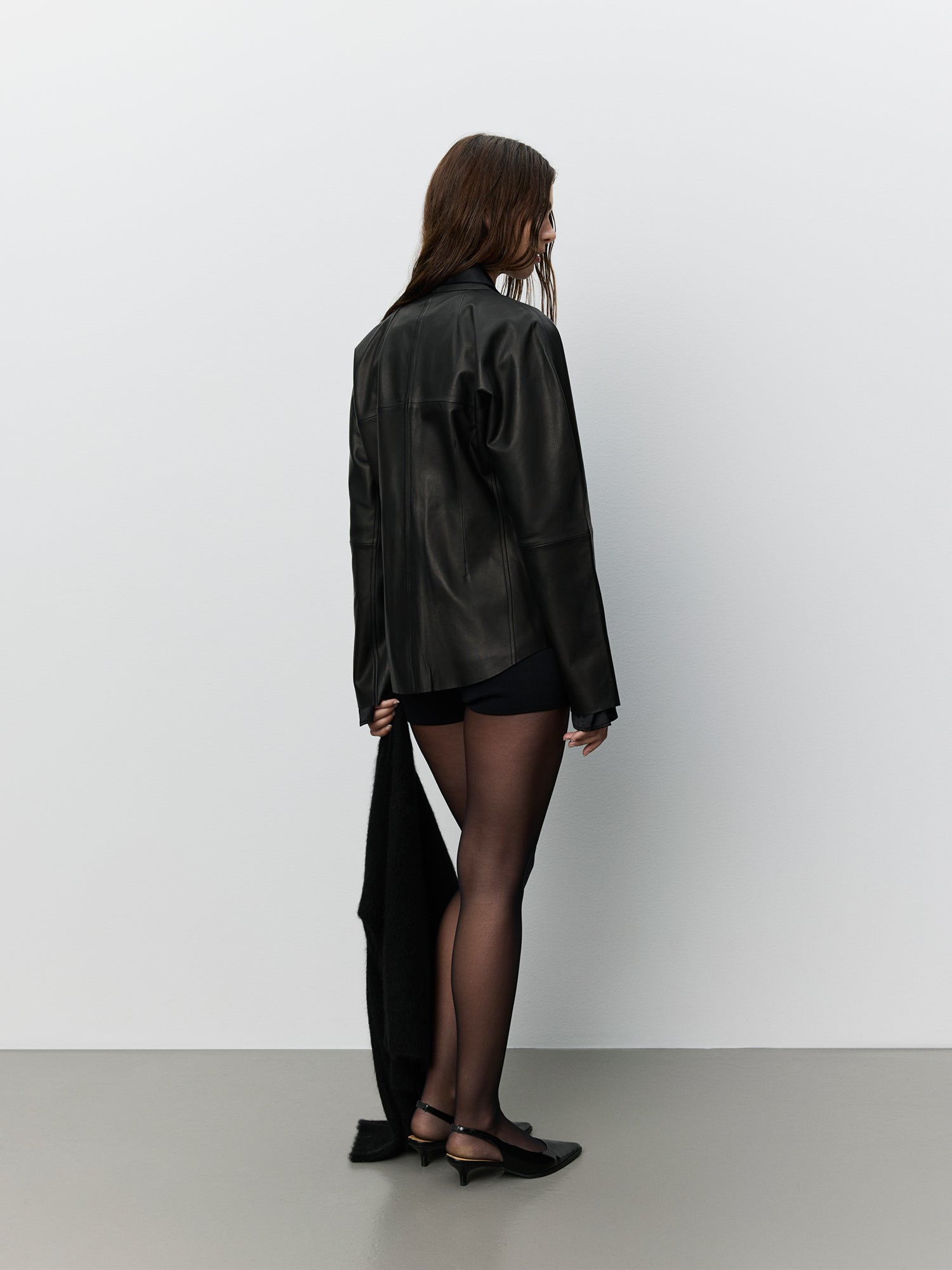 Sofie Schnoor WOMEN ICON 021 - LIRASW LÆDERSKJORTE Skjorte 1000 Black