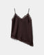 LEONASW SATIN LACE TOP