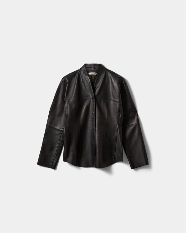 ICON 021 - LIRASW FITTED LEATHER SHIRT