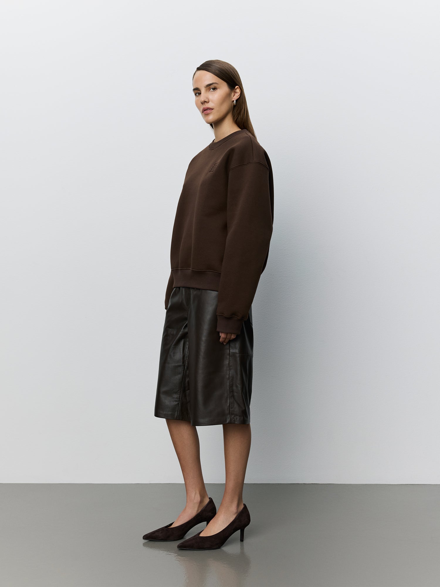 Sofie Schnoor WOMEN LUSIASW SWEATSHIRT Sweatshirt 7129 Brown Fudge