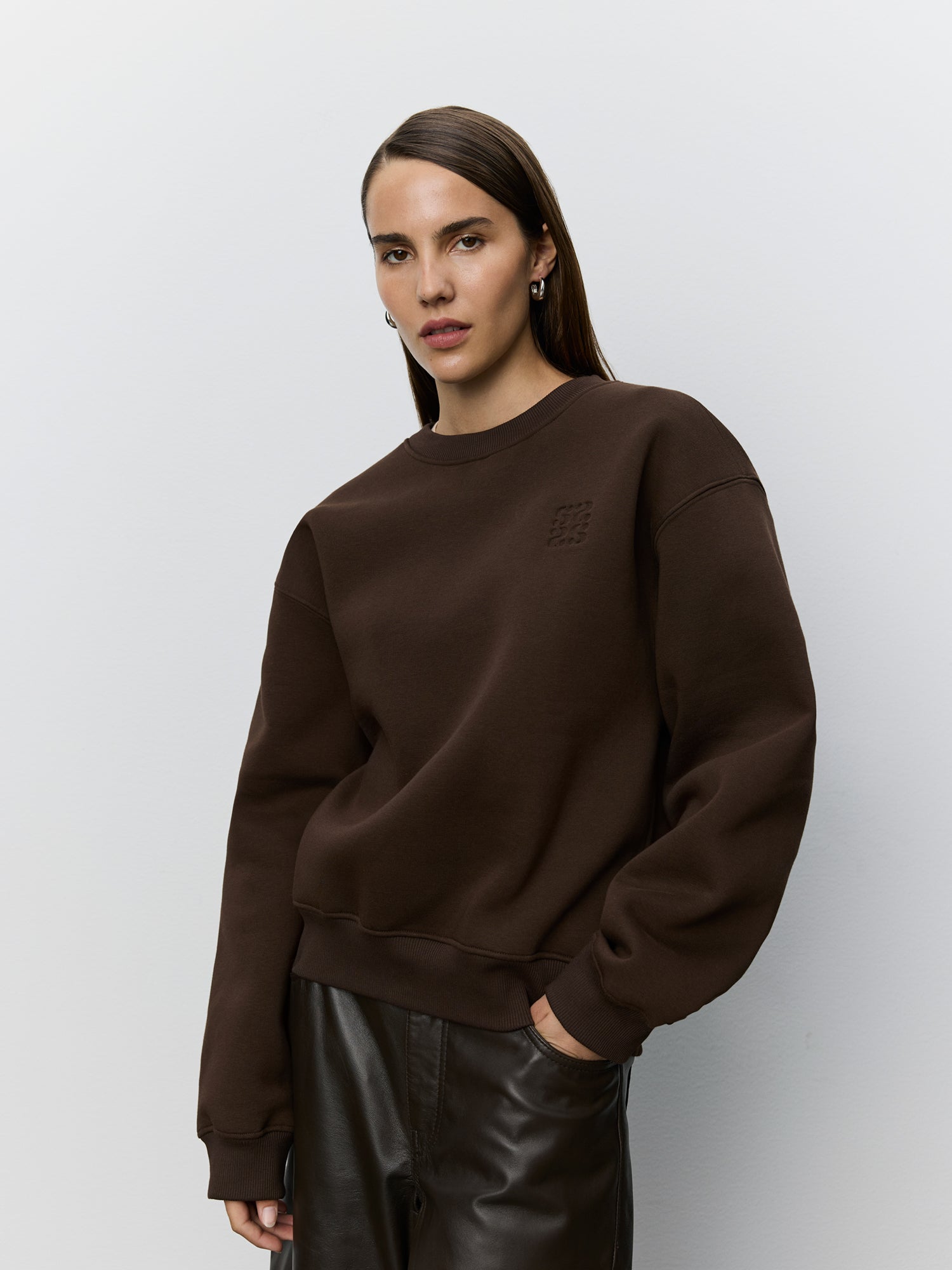 Sofie Schnoor WOMEN LUSIASW SWEATSHIRT Sweatshirt 7129 Brown Fudge