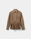MIKRASW FITTED SHIRT WITH PLEATS