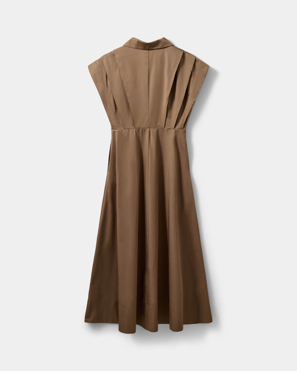 Sofie Schnoor WOMEN MINERASW LANG KJOLE MED LÆG Kjole 9099 Middle Brown