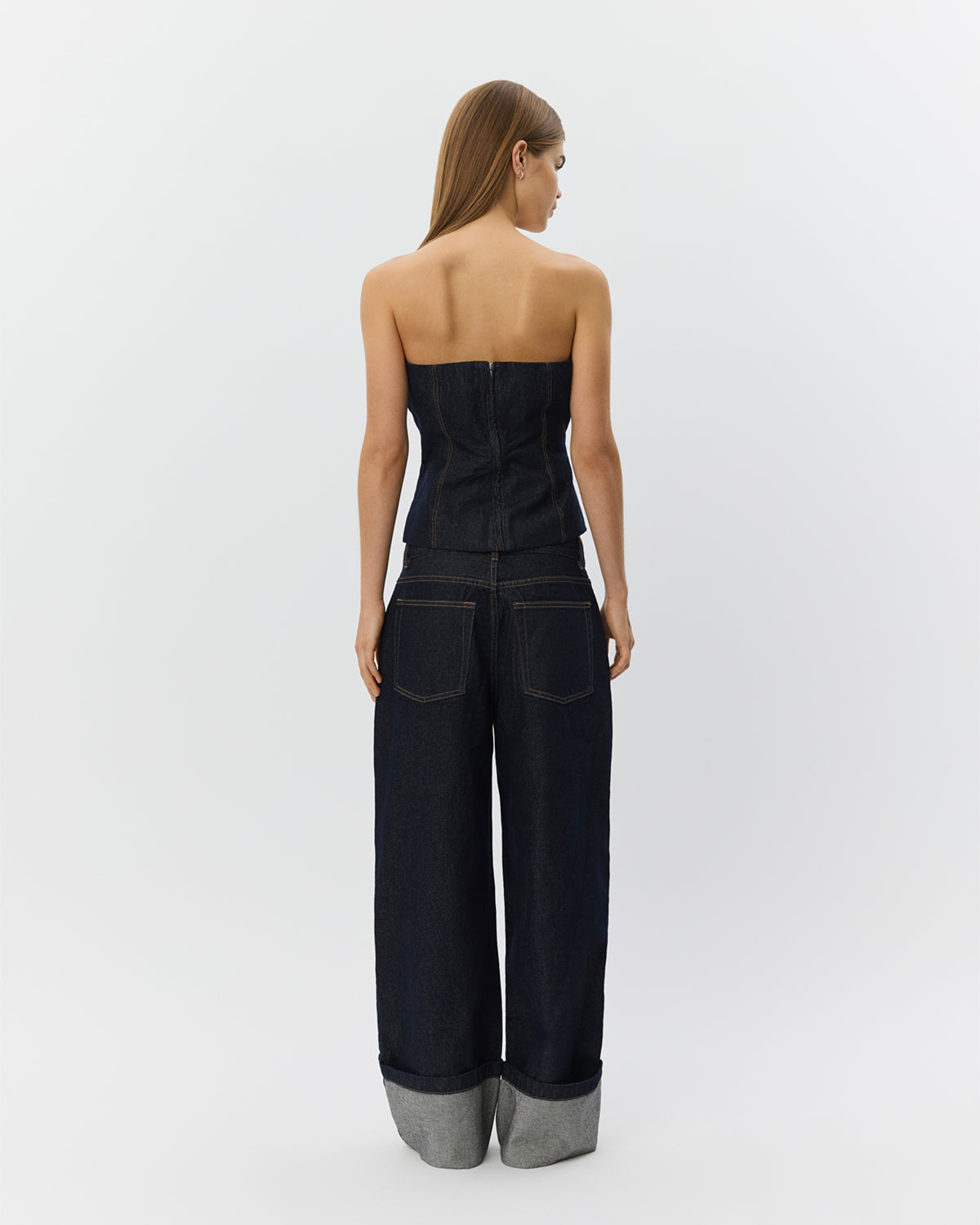 Sofie Schnoor WOMEN MISHASW RÅ DENIM JEANS Jeans 5090 Dark denim blue