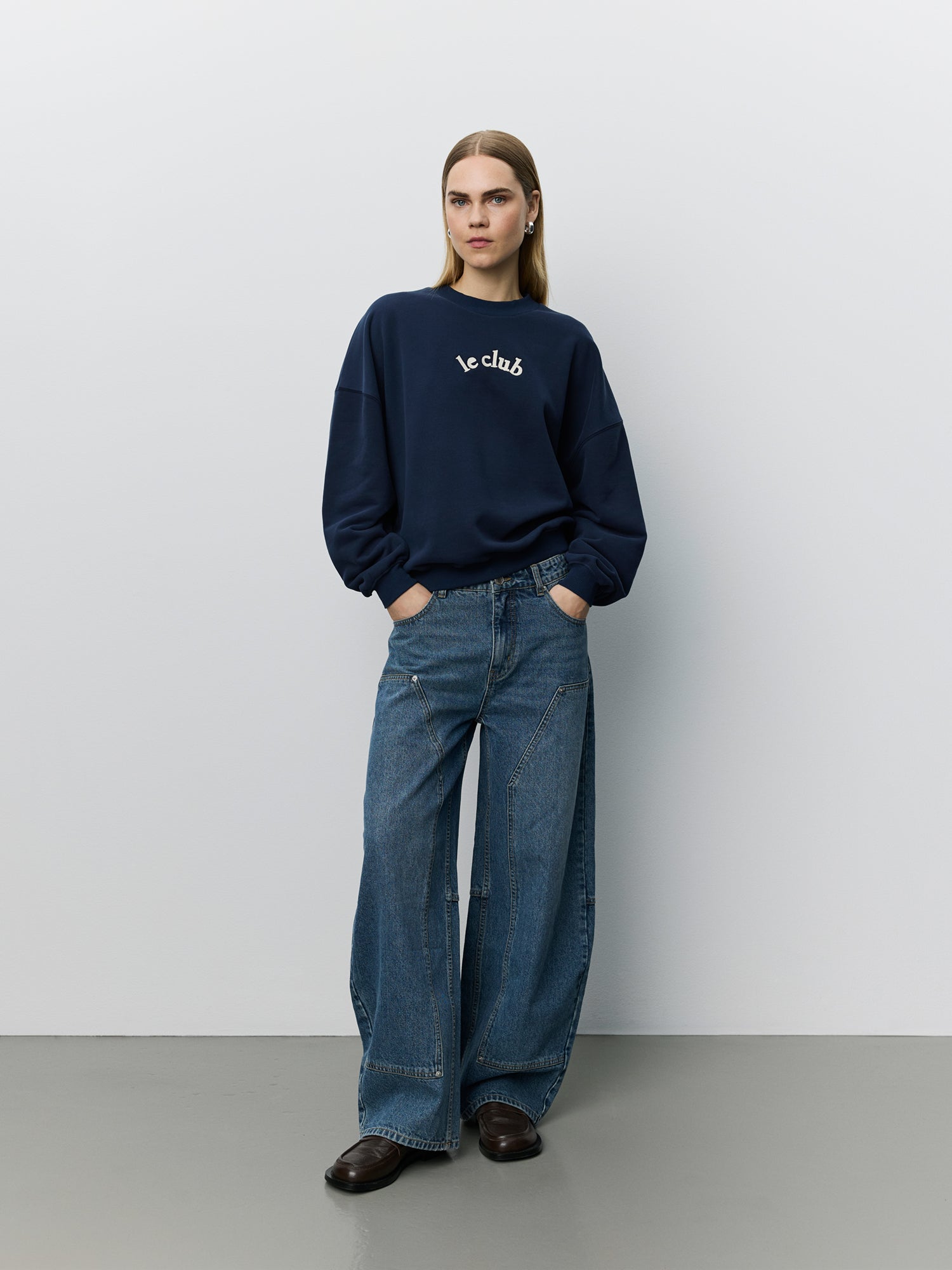 Sofie Schnoor WOMEN PAROSSW OVERSIZED SWEATSHIRT Sweatshirt 5113 Navy