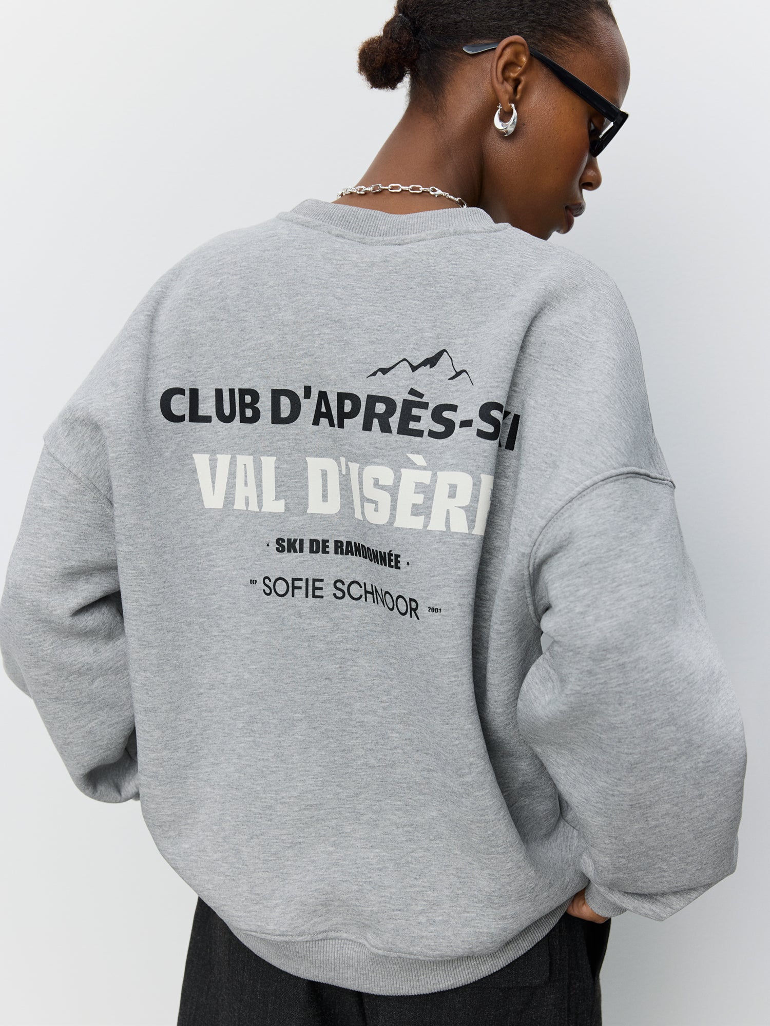 Sofie Schnoor WOMEN PAROSSW OVERSIZE SWEATSHIRT Sweatshirt 8000 Grey Melange