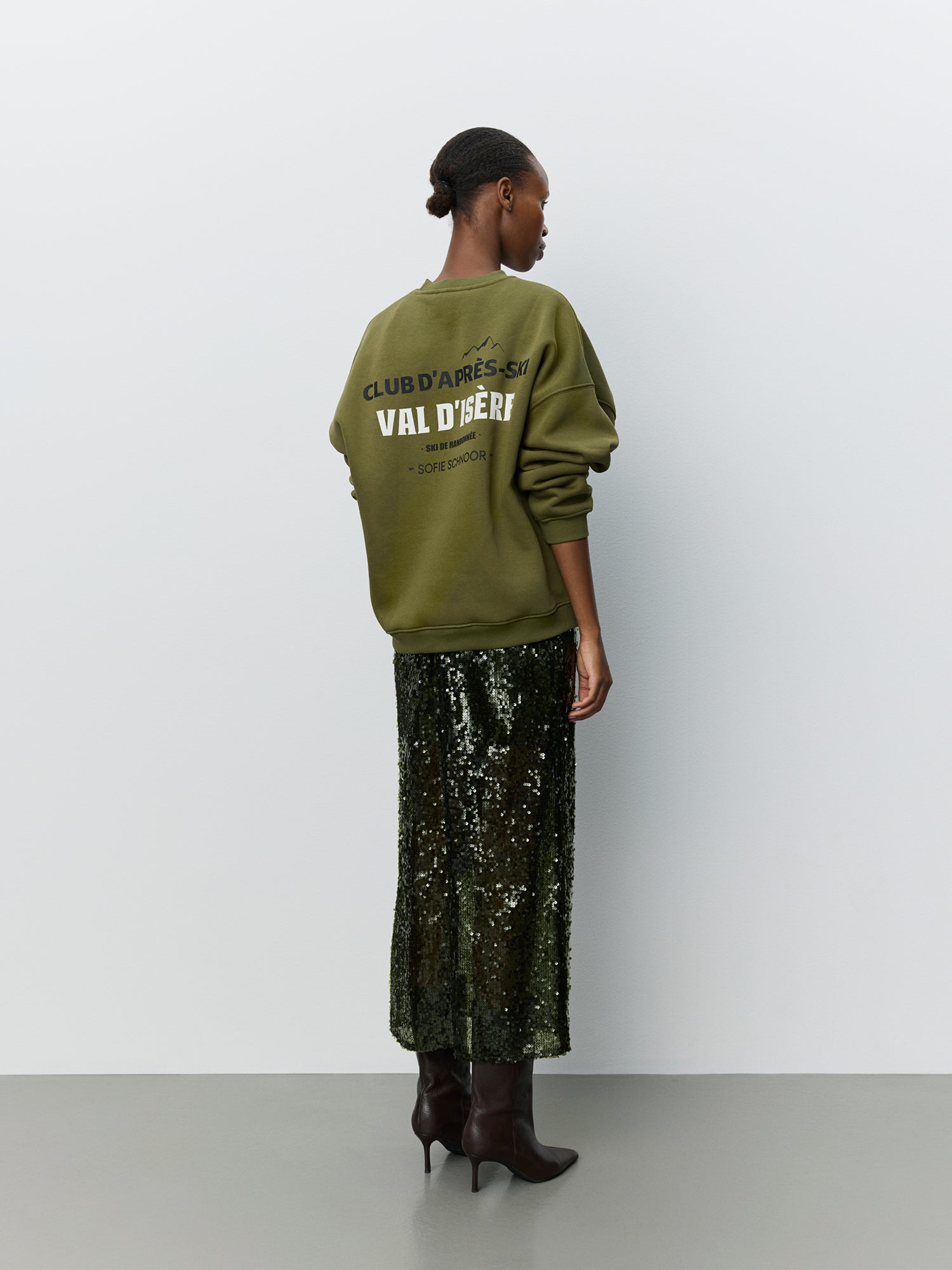 Sofie Schnoor WOMEN PAROSSW OVERSIZE SWEATSHIRT Sweatshirt 3030 Olive green